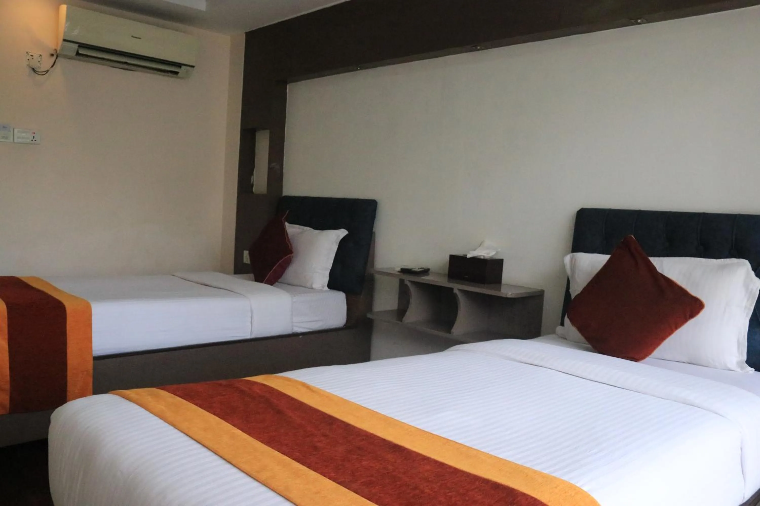 Bed in Hotel Kathmandu square