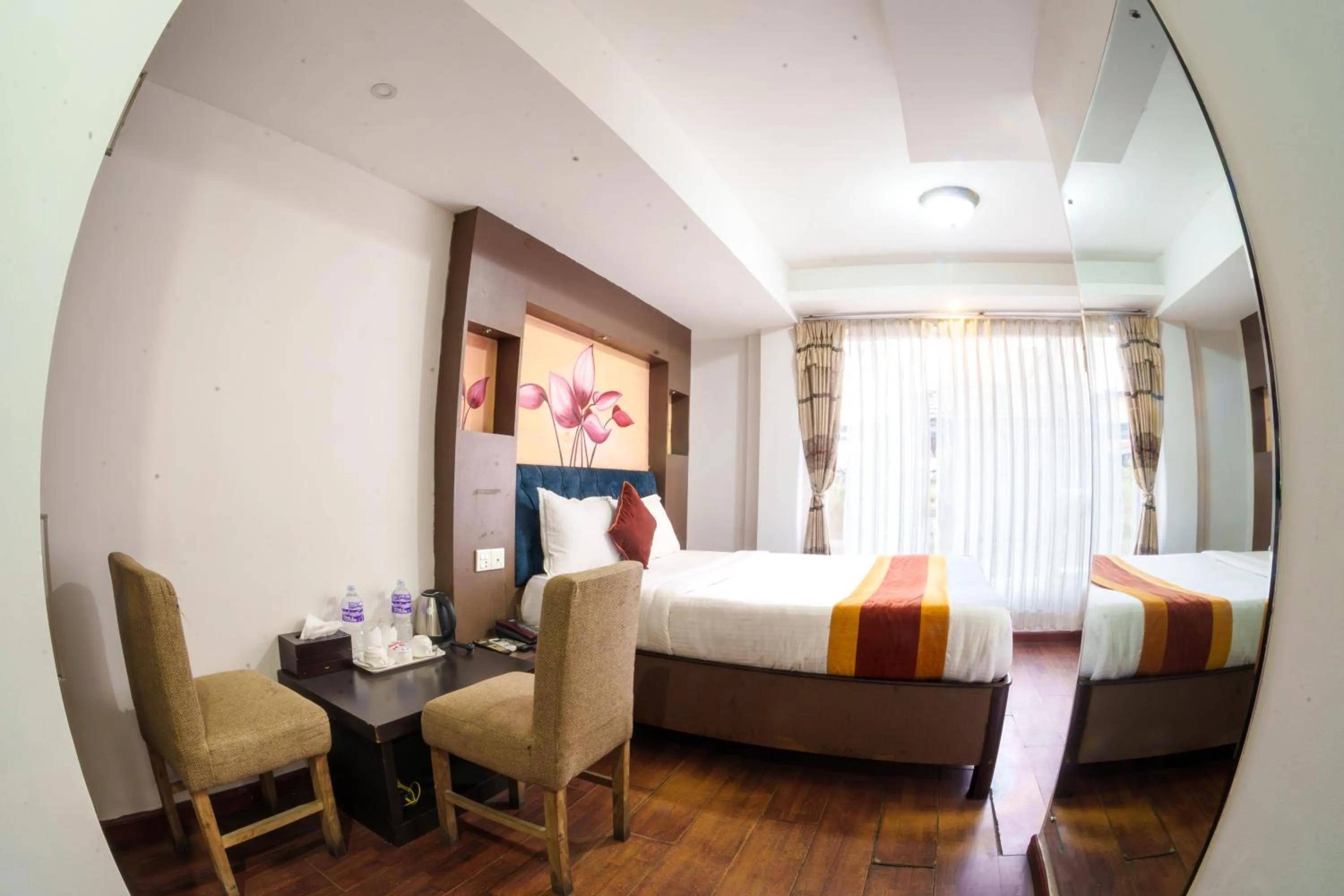 Bedroom, Bed in Hotel Kathmandu square