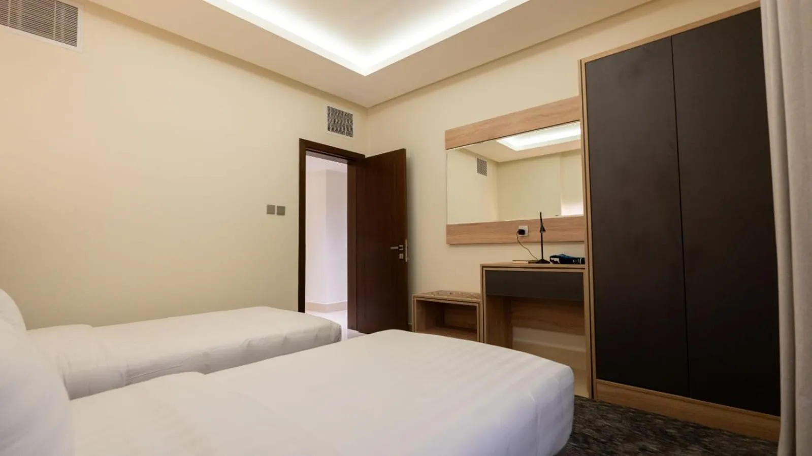 Bed in Maskan Alolya Serviced Apartment