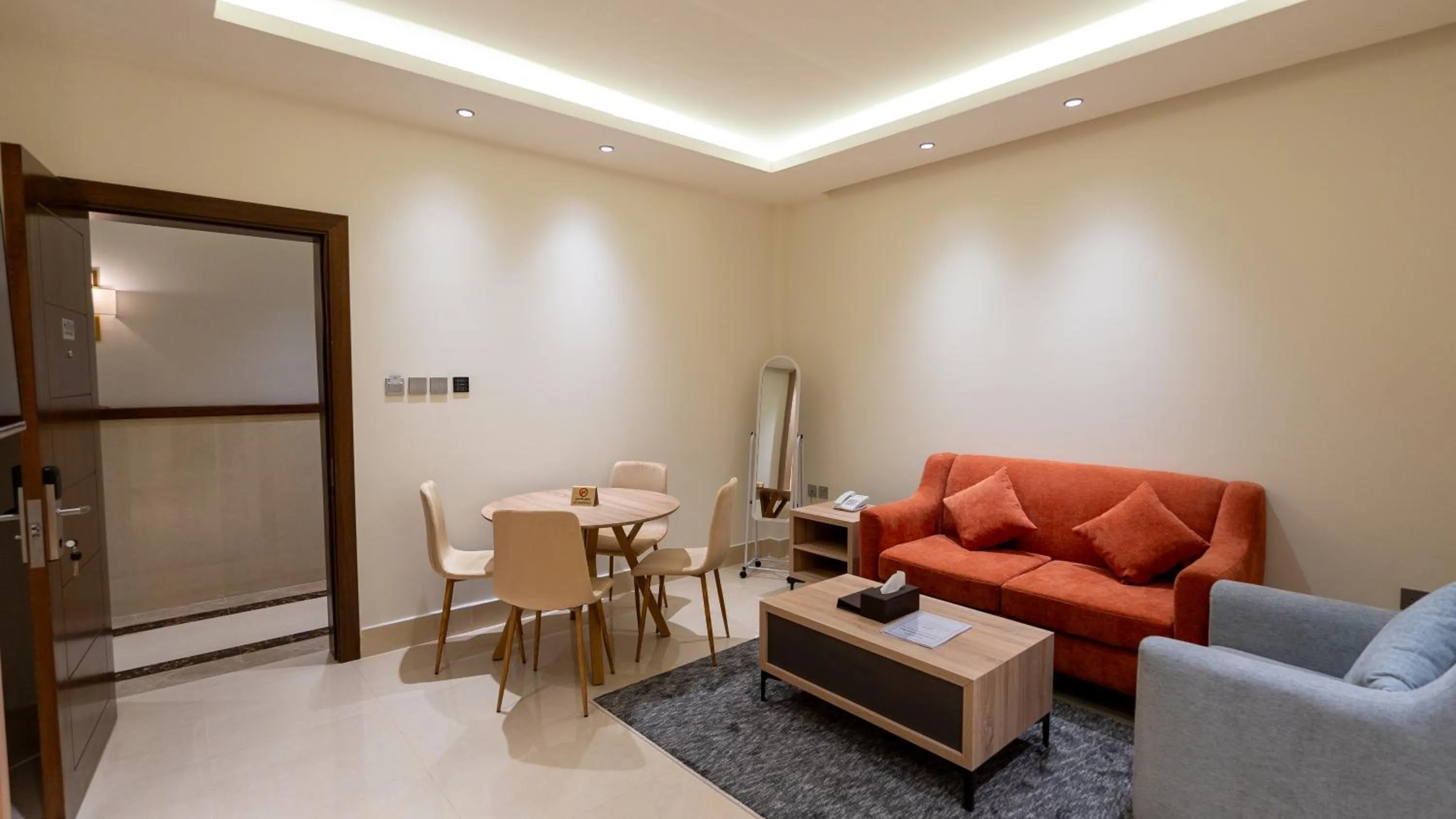 Seating area in Maskan Alolya Serviced Apartment