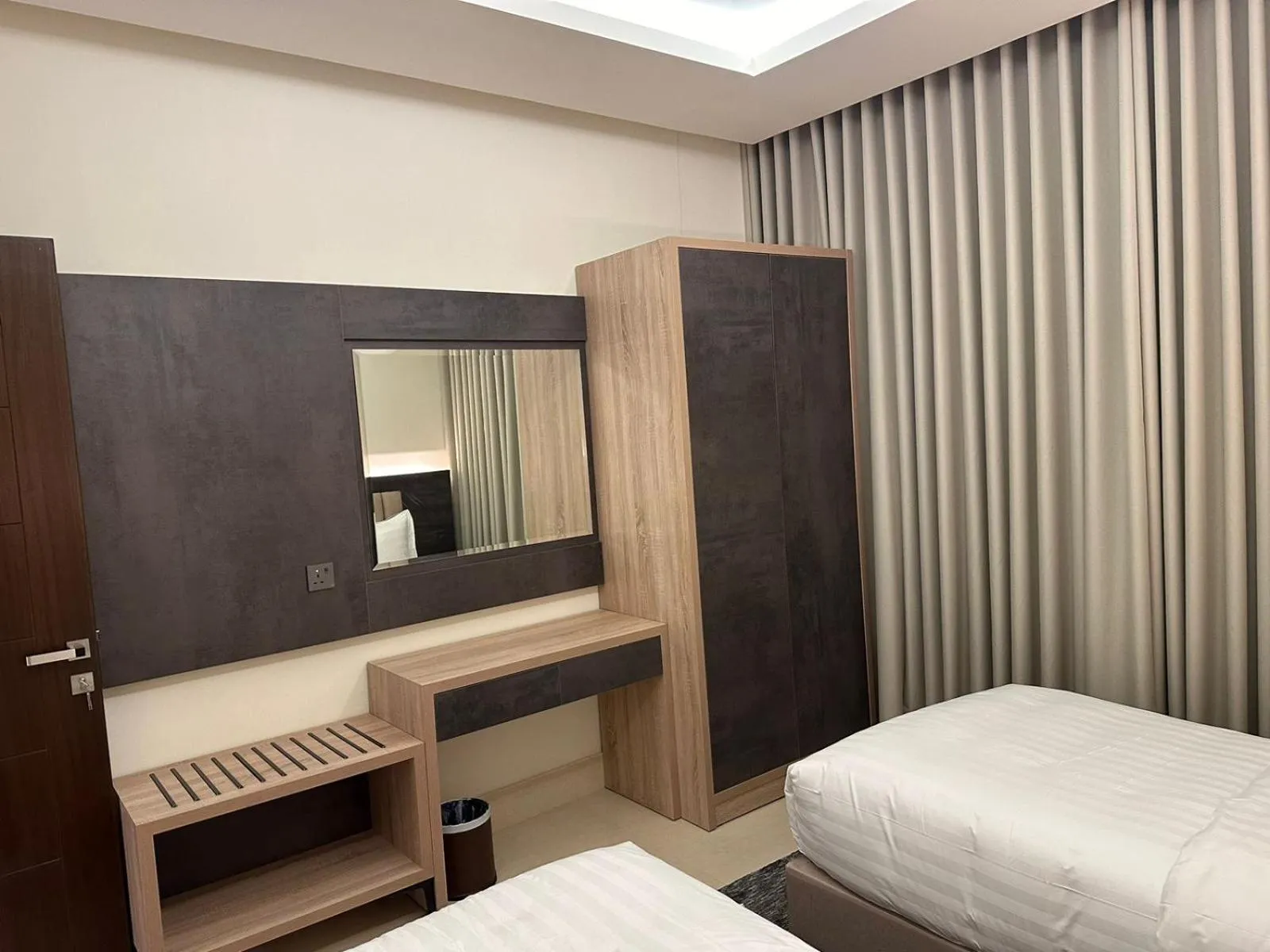 Bed in Maskan Alolya Serviced Apartment