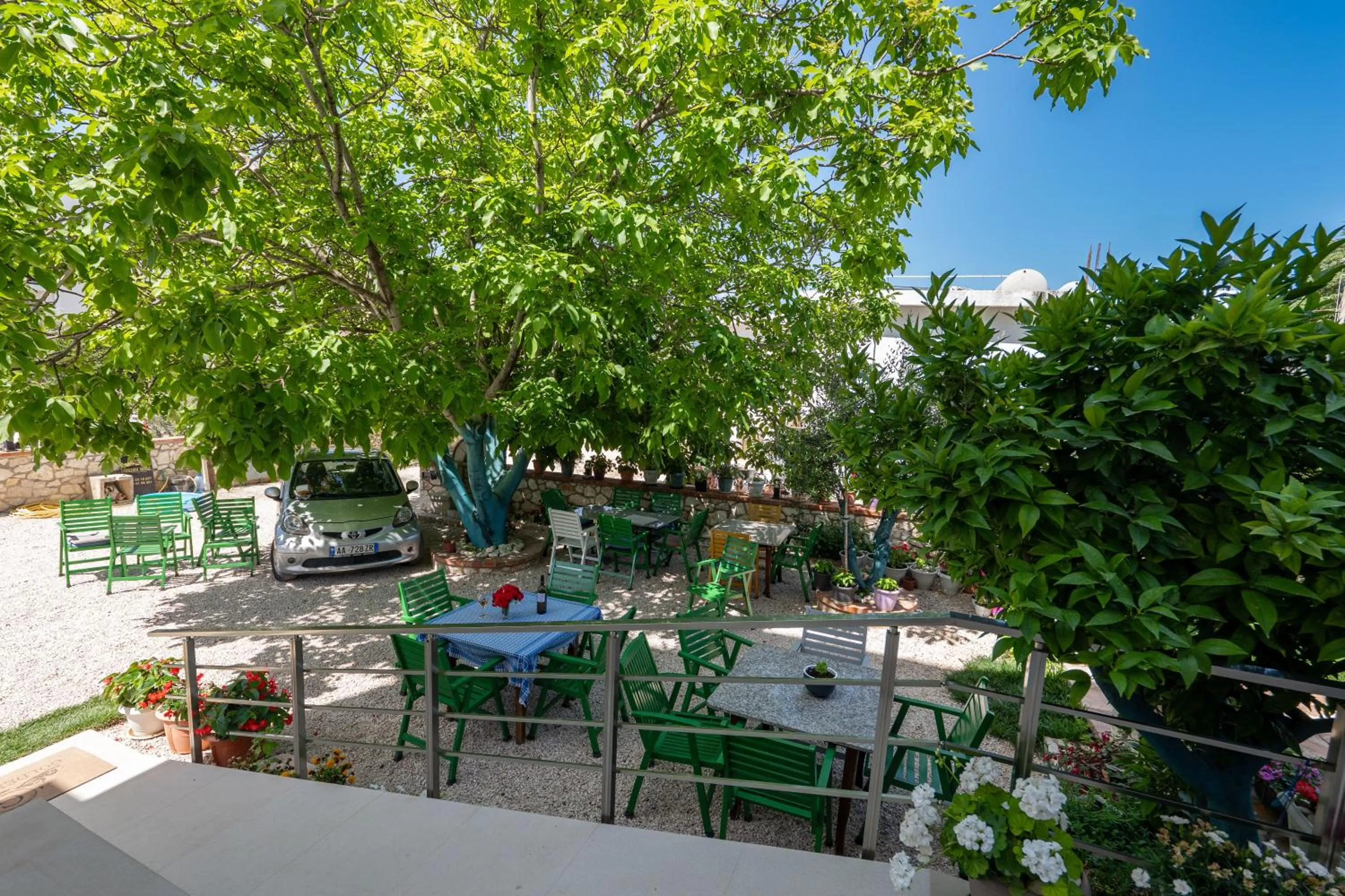 Patio in Golden Hotel