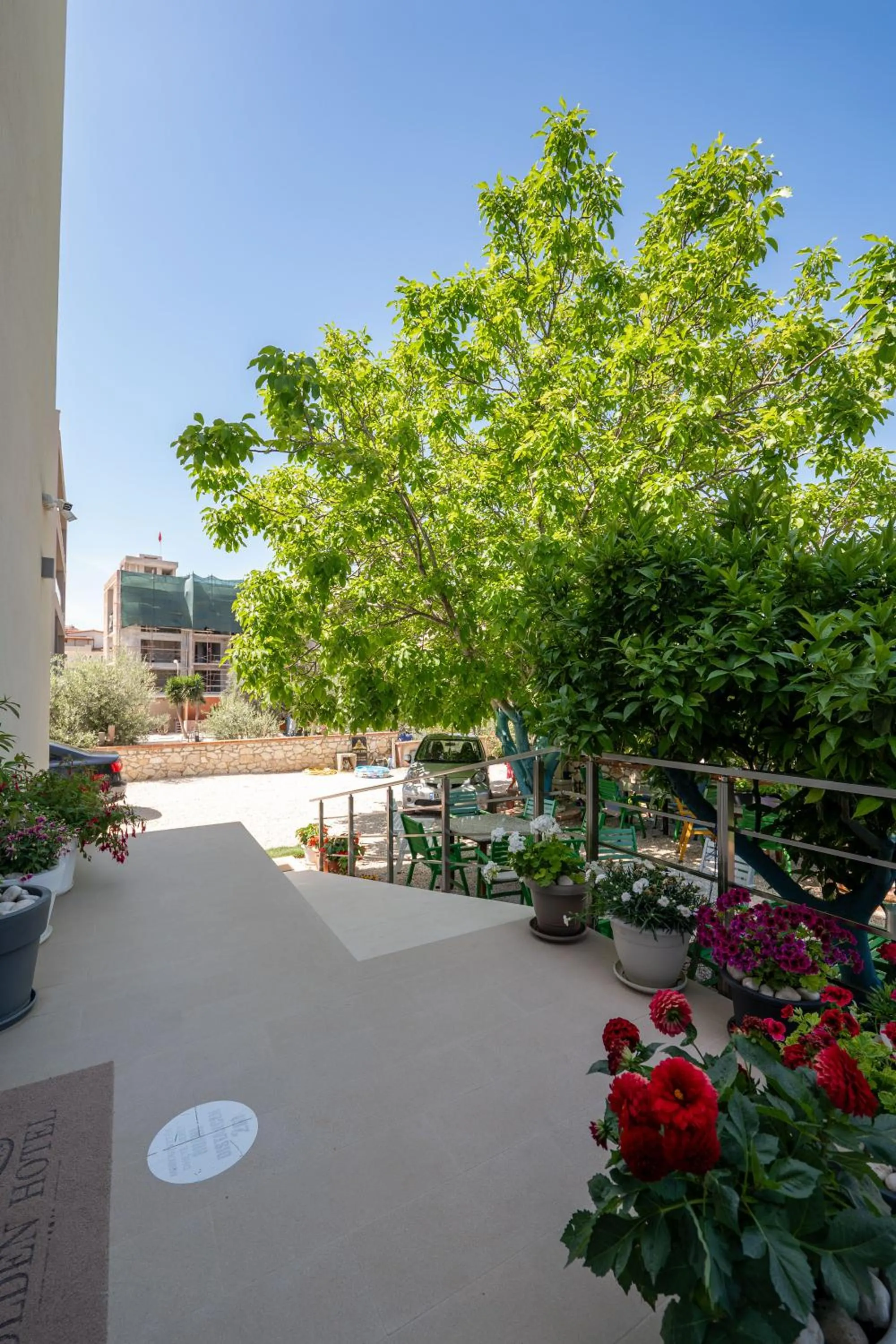 Patio in Golden Hotel