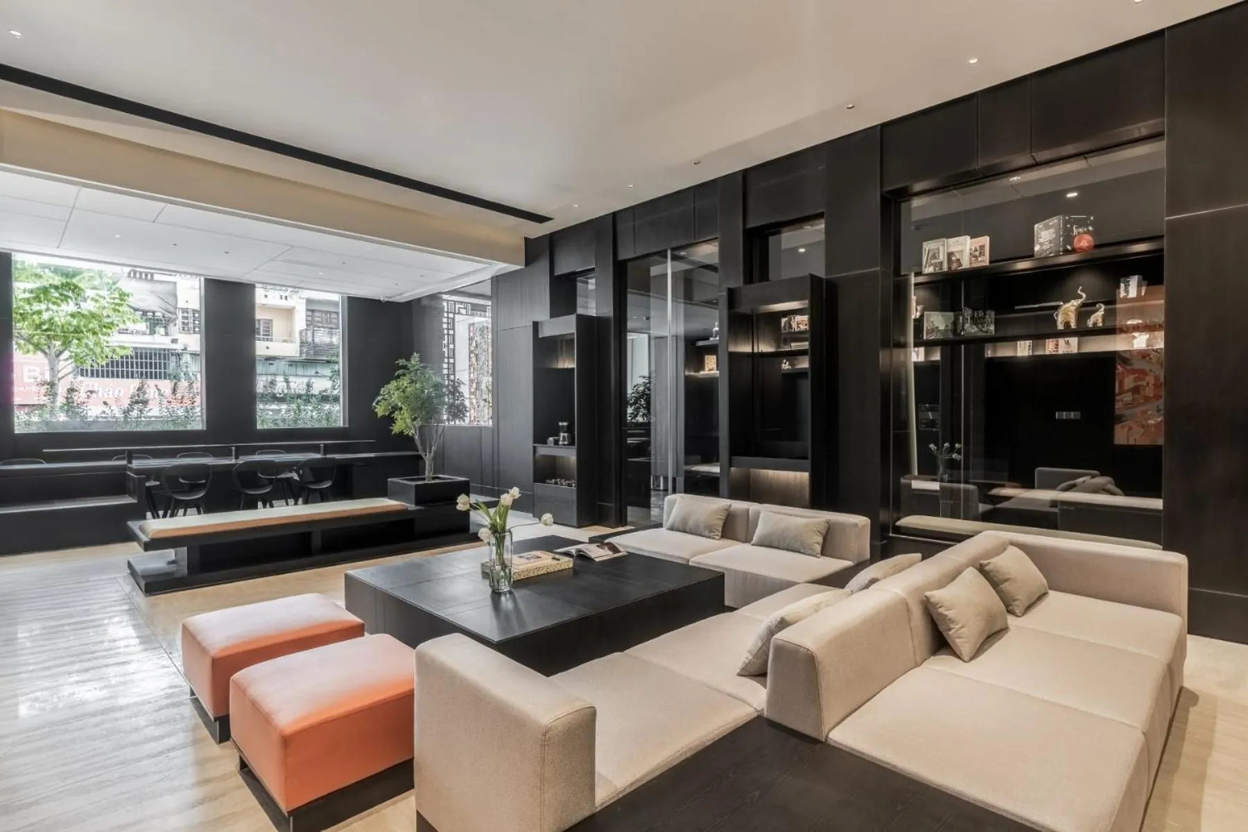 Seating area in M Village Nguyễn Kiệm - Cosmo Airport Hotel