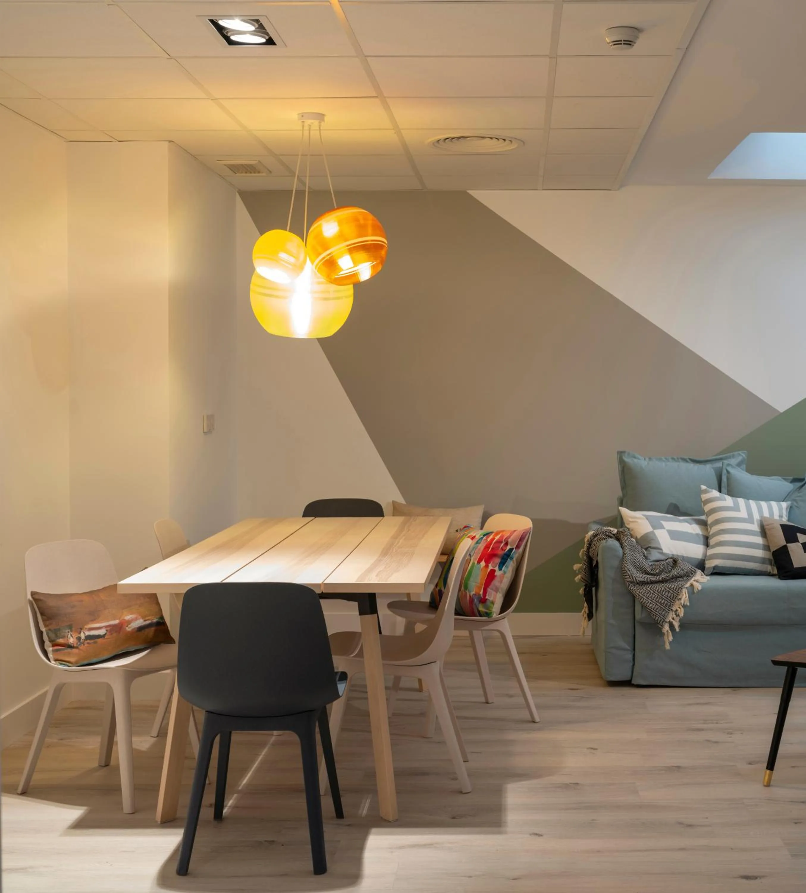 Living room in Santiago Apartments Bilbao