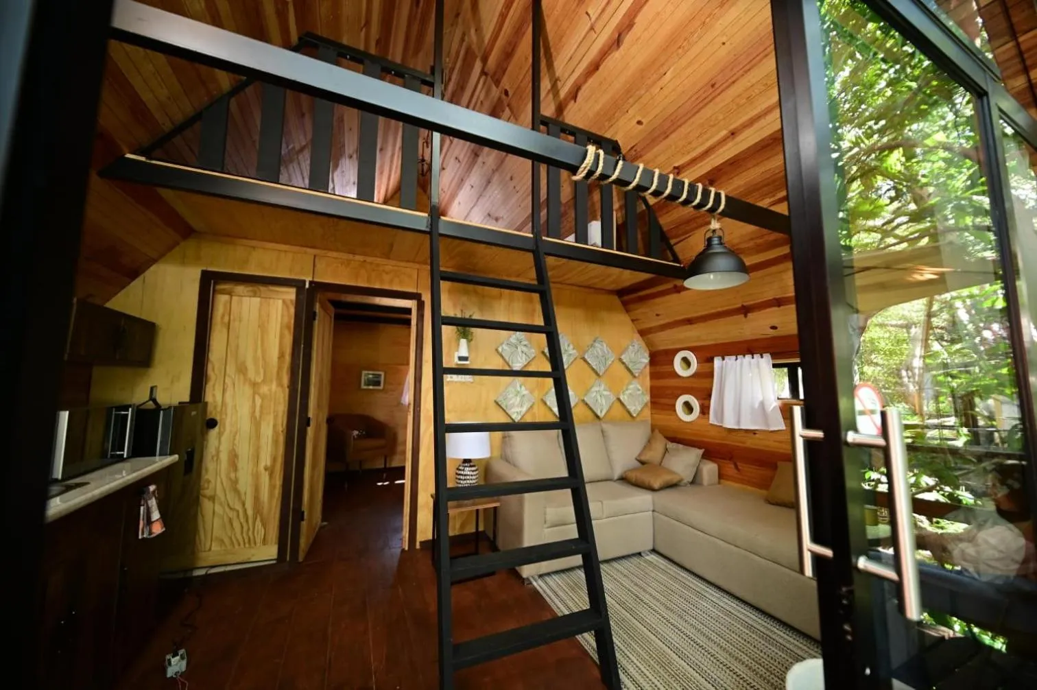 Kitchen or kitchenette in Hotel cabañas yyukkai