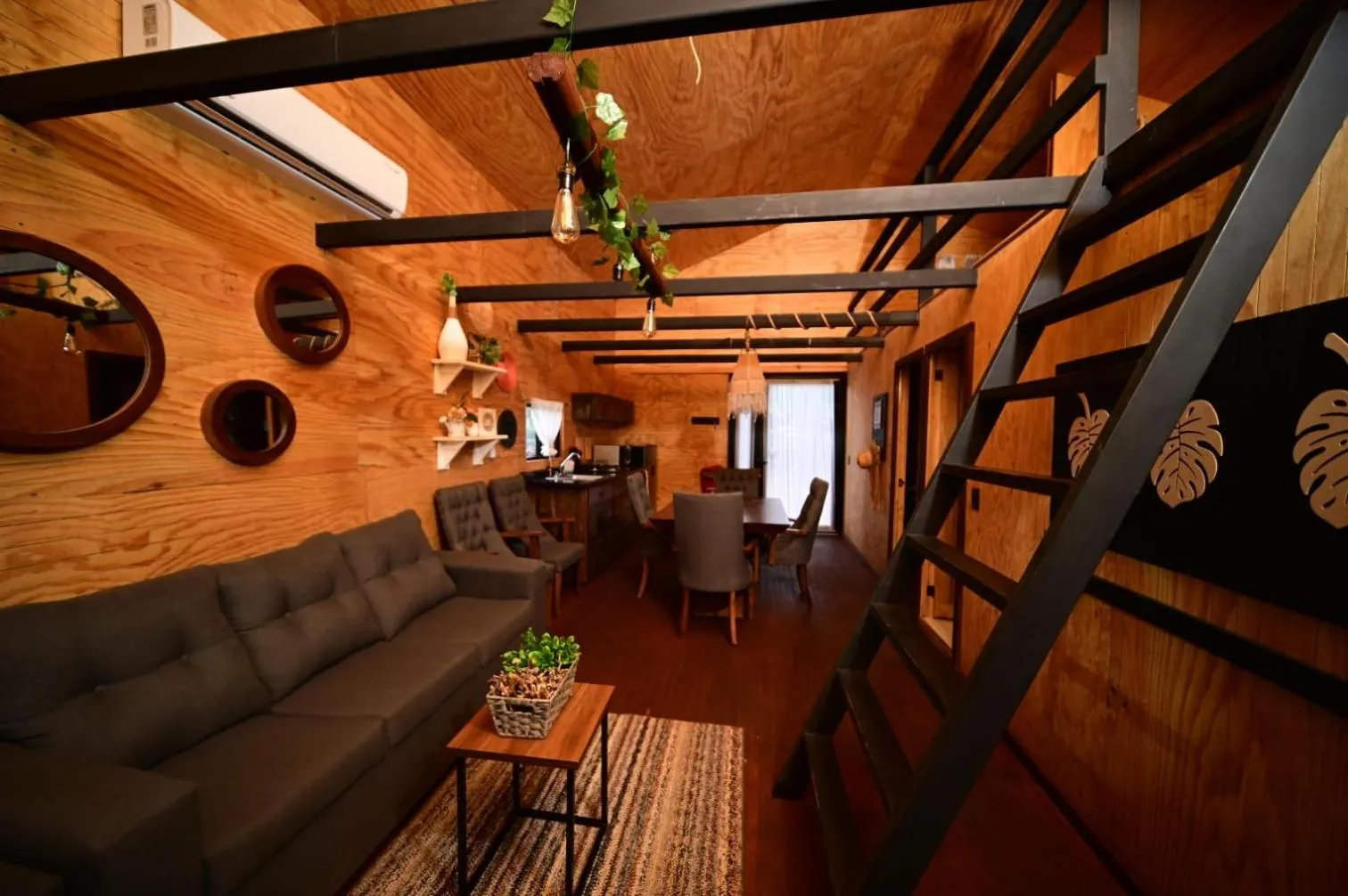 Living room in Hotel cabañas yyukkai