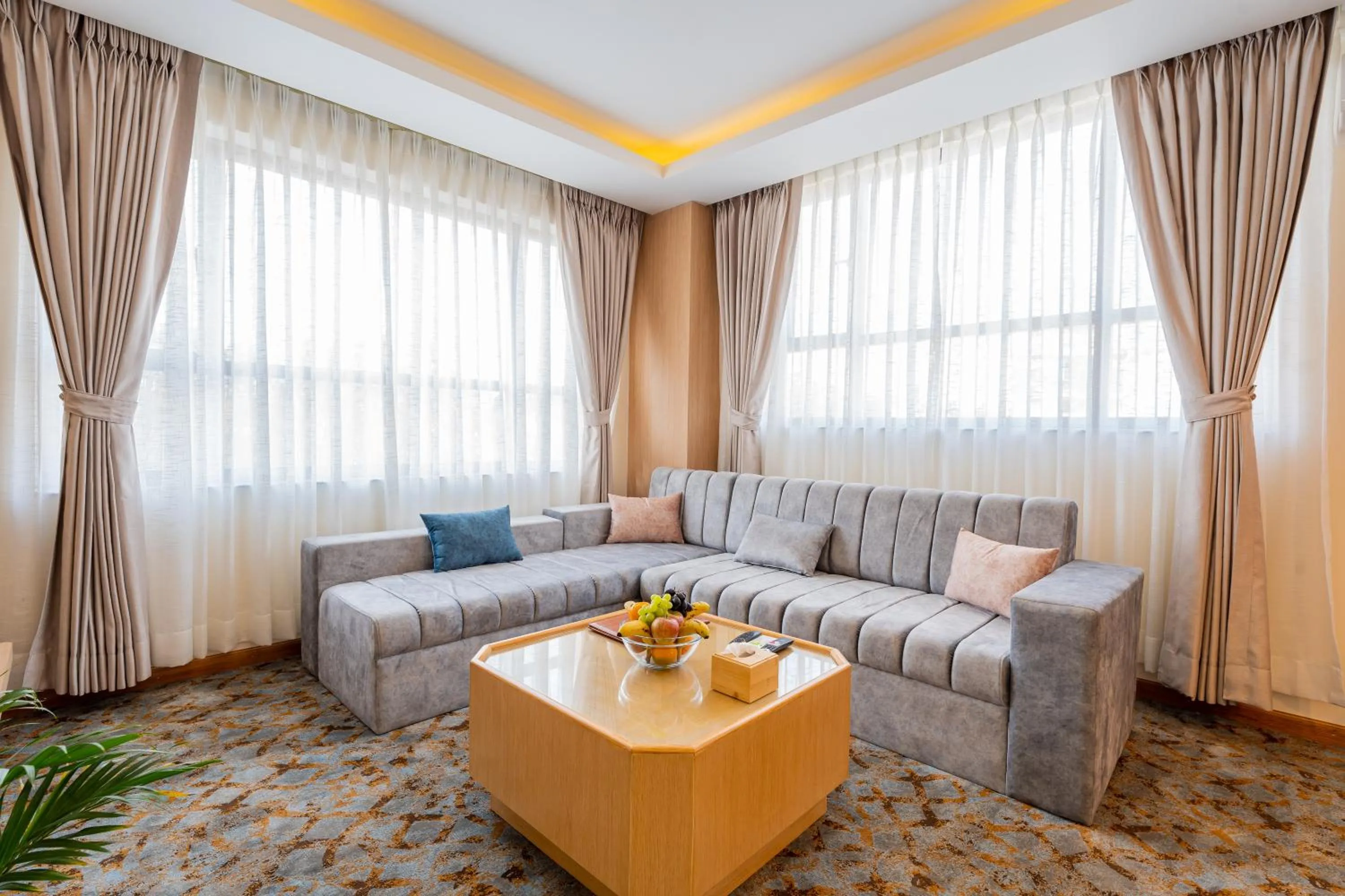 Living room in Hotel Crystal Pashupati