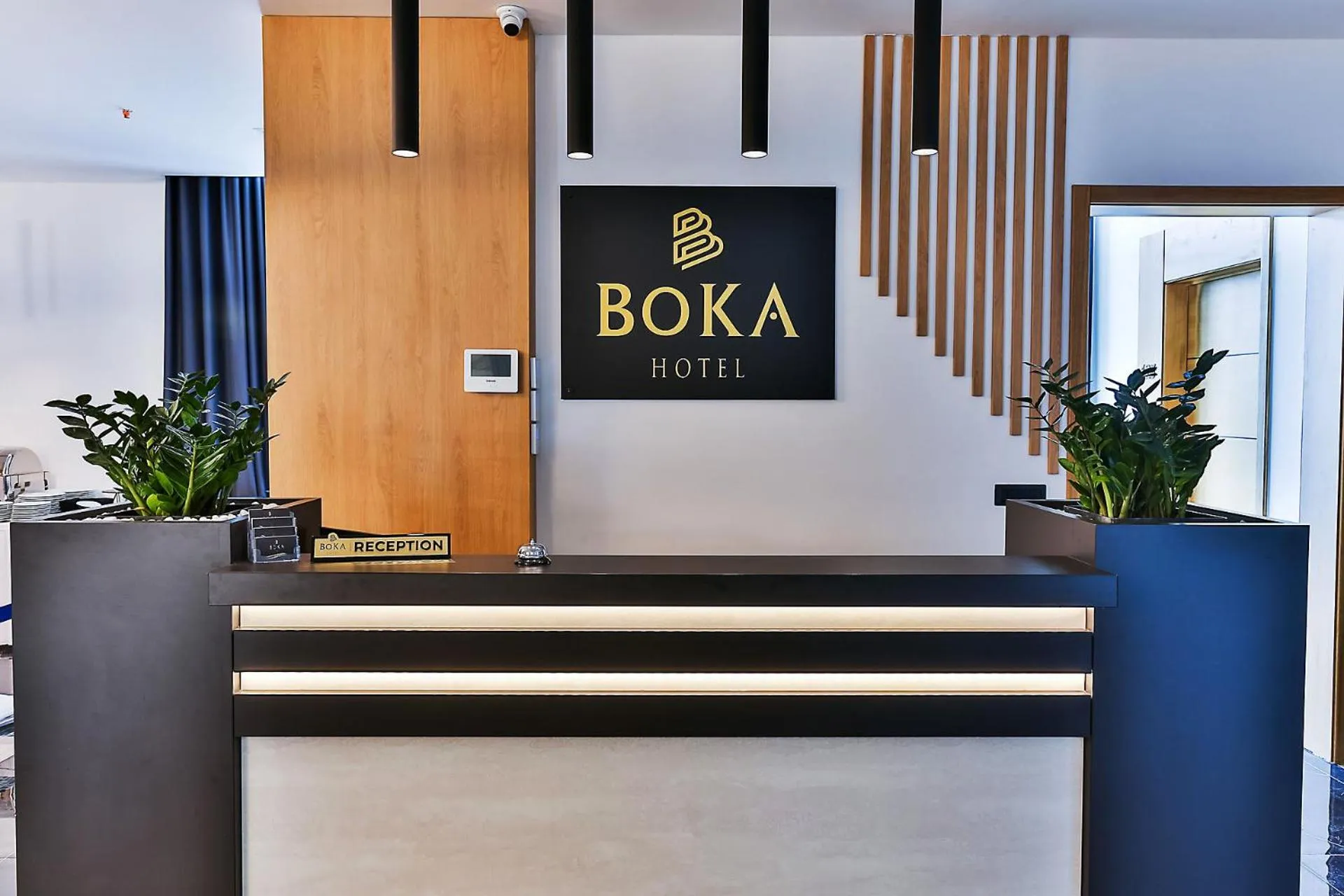 Lobby or reception in Hotel Boka