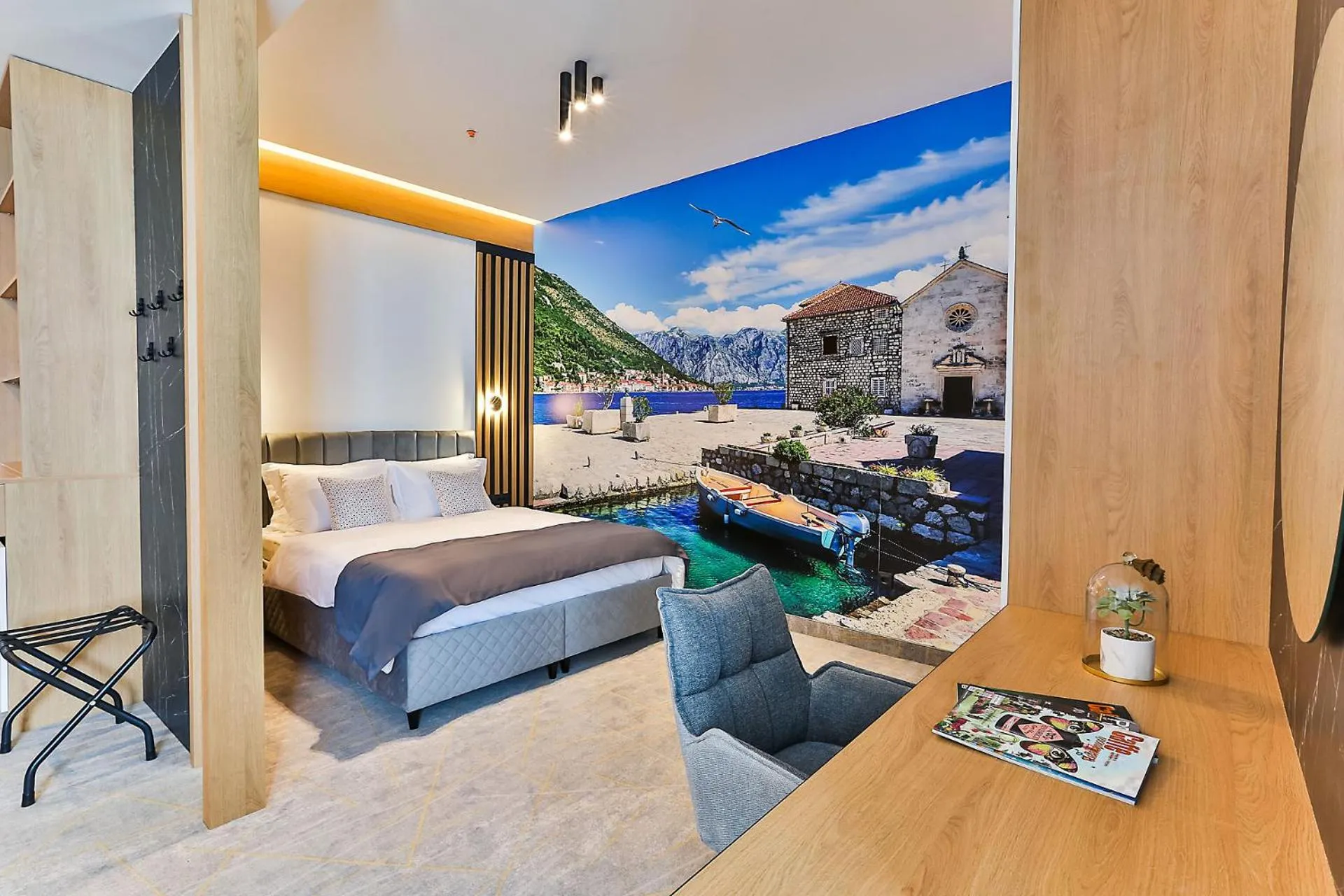 Bedroom, Bed in Hotel Boka