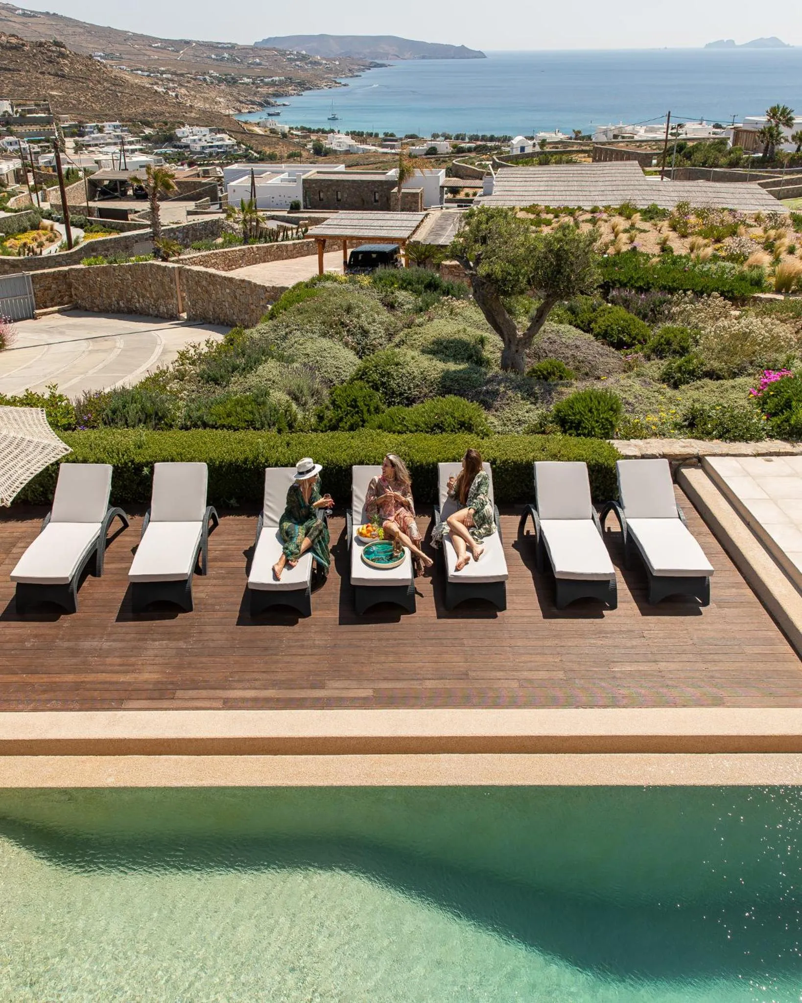 Balcony/Terrace in Mykonian Kazarte