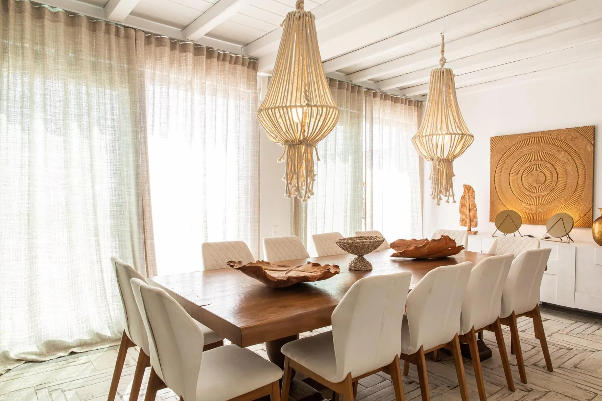 Living room in Mykonian Kazarte