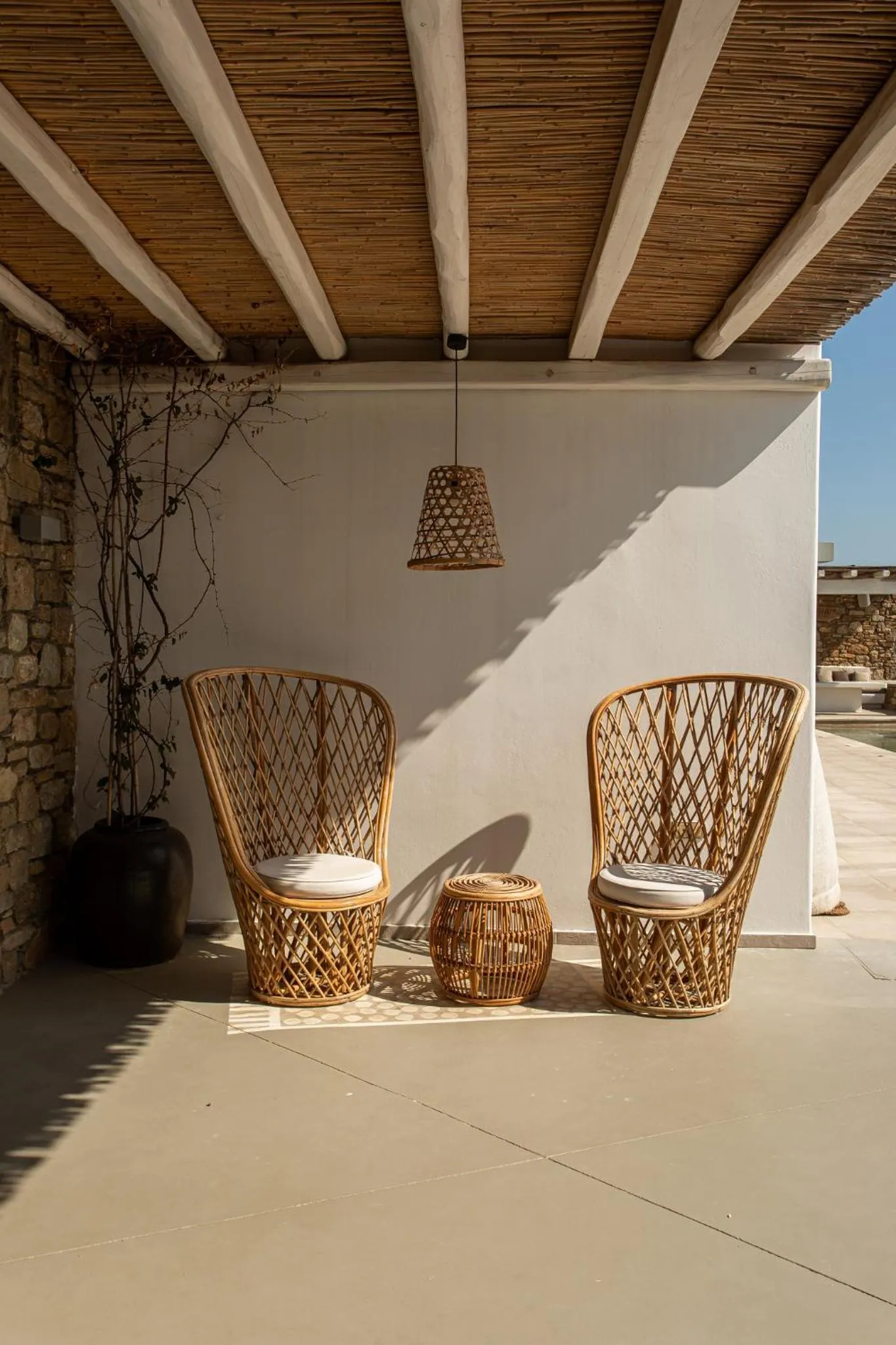 Balcony/Terrace in Mykonian Kazarte