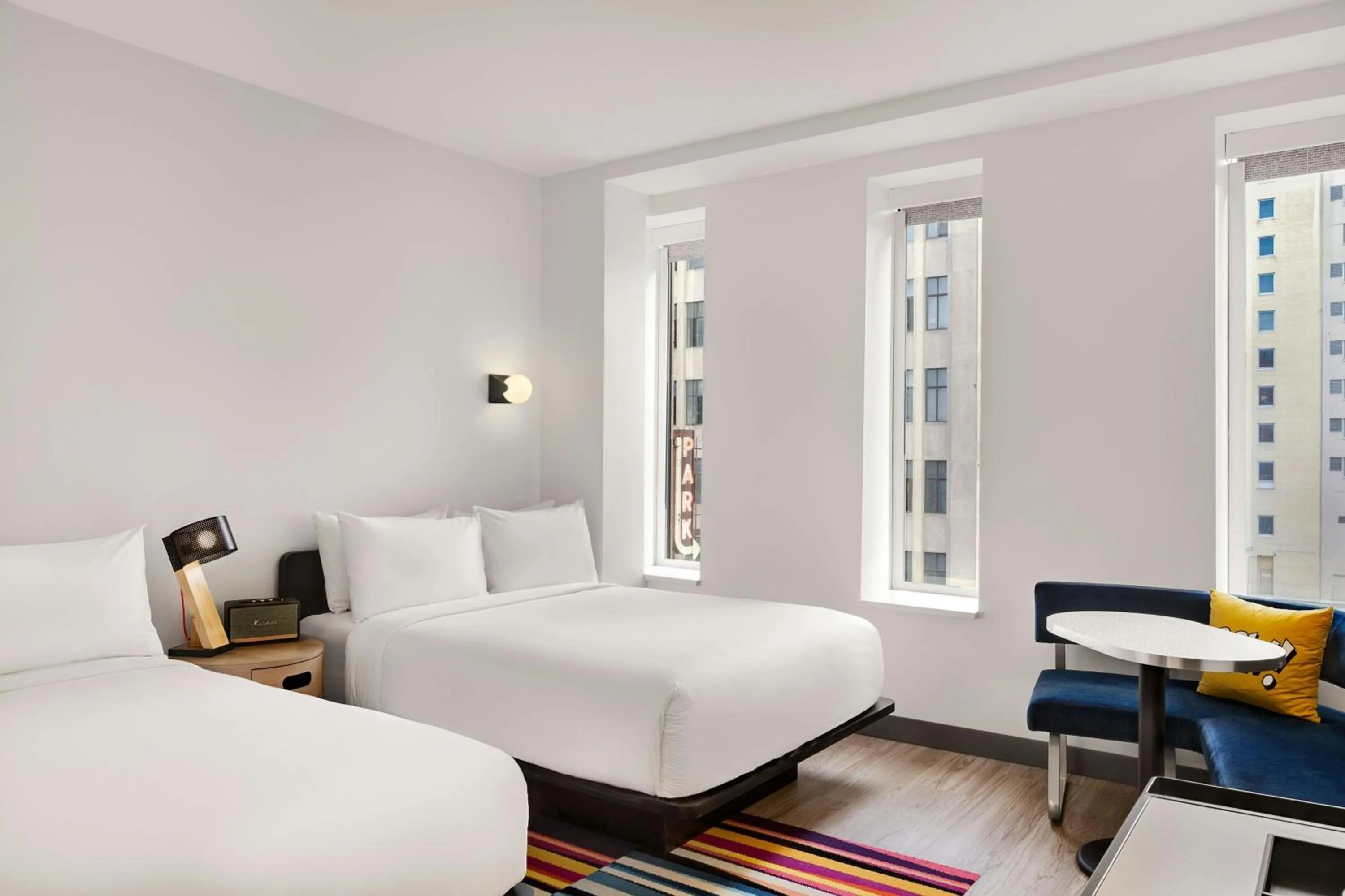 Bedroom, Bed in Aloft Indianapolis Downtown