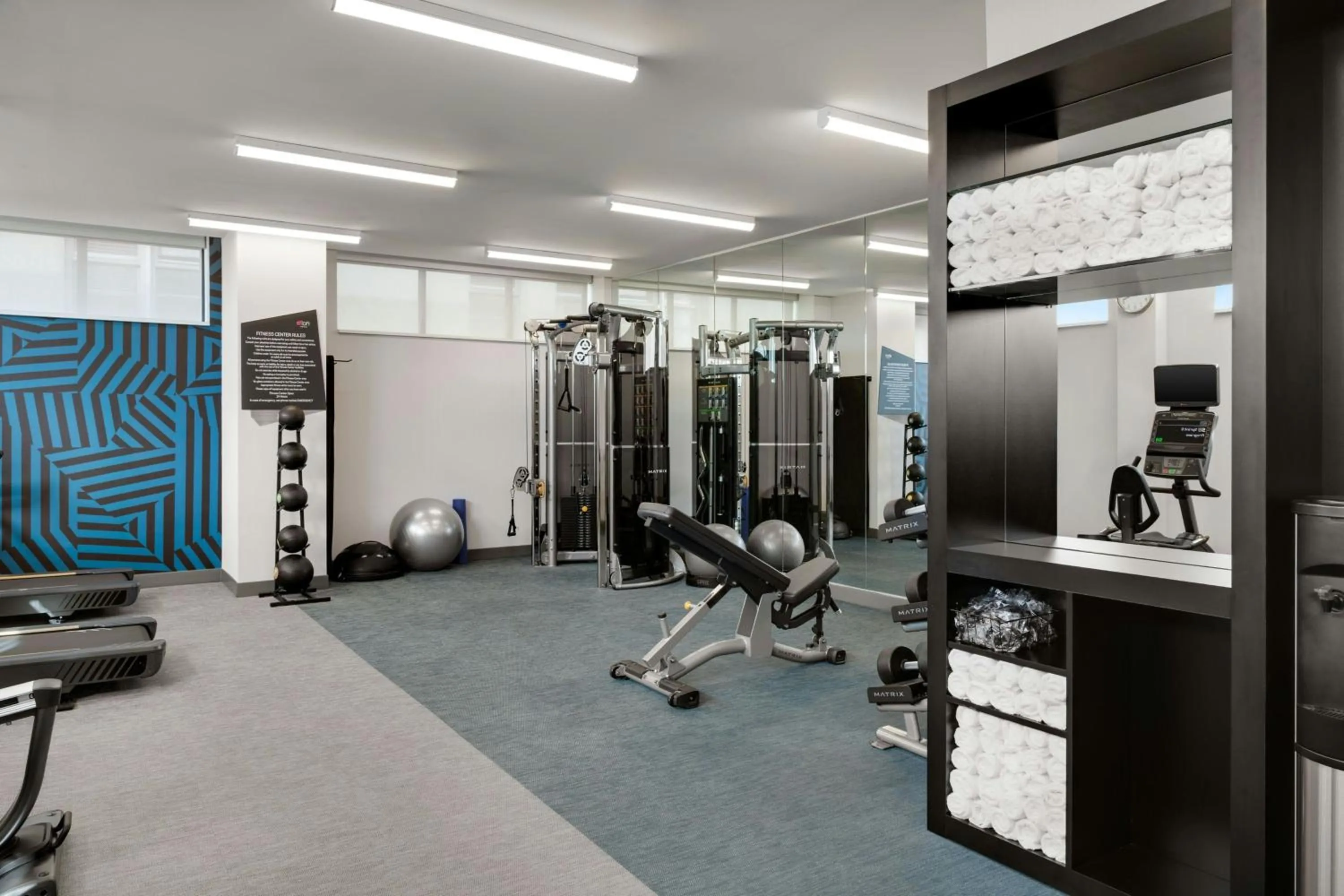 Fitness centre/facilities in Aloft Indianapolis Downtown