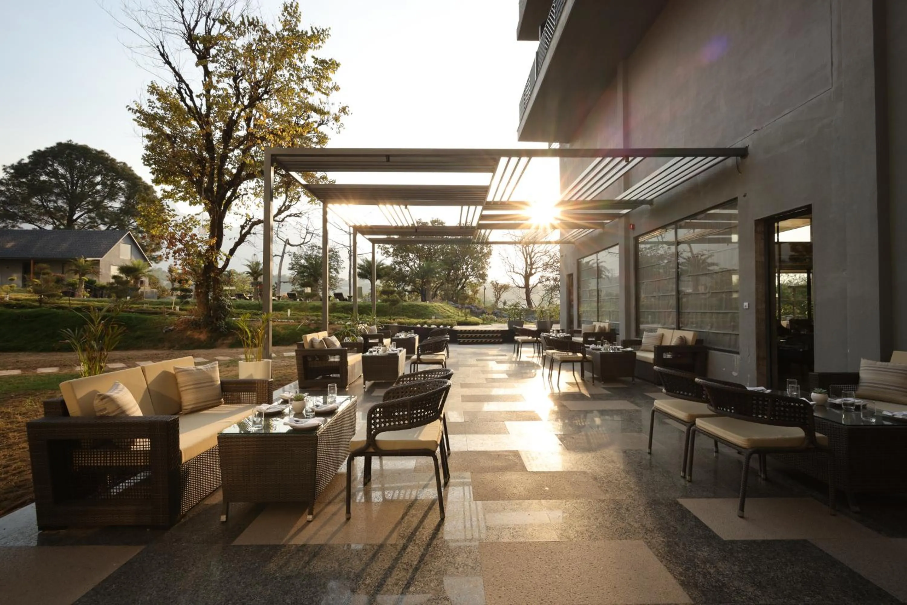 Restaurant/places to eat in Katra Marriott Resort & Spa