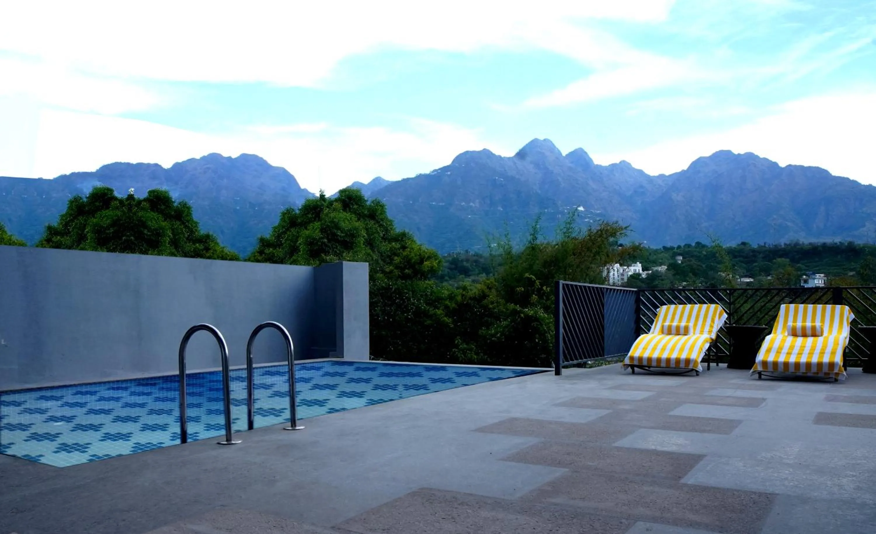 Pool view in Katra Marriott Resort & Spa