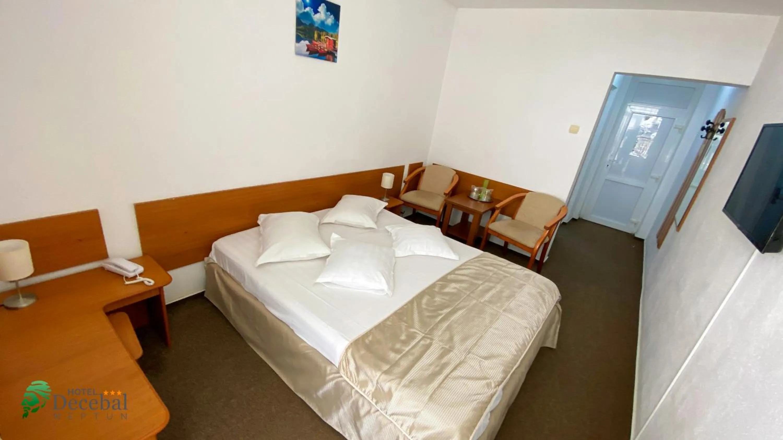 Bed in Hotel Decebal Estival Neptun