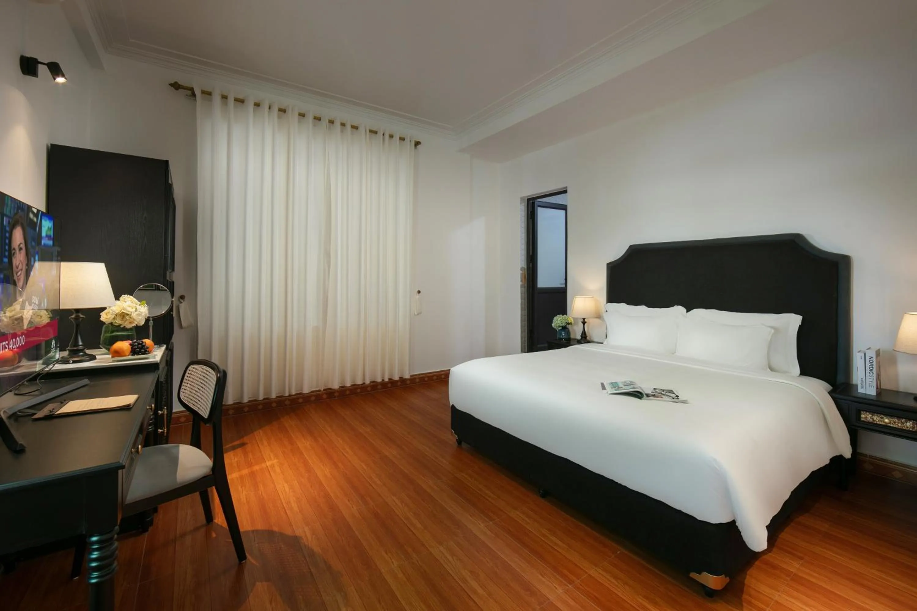 Bedroom, Bed in Maison Cat Ba Bay View Villa