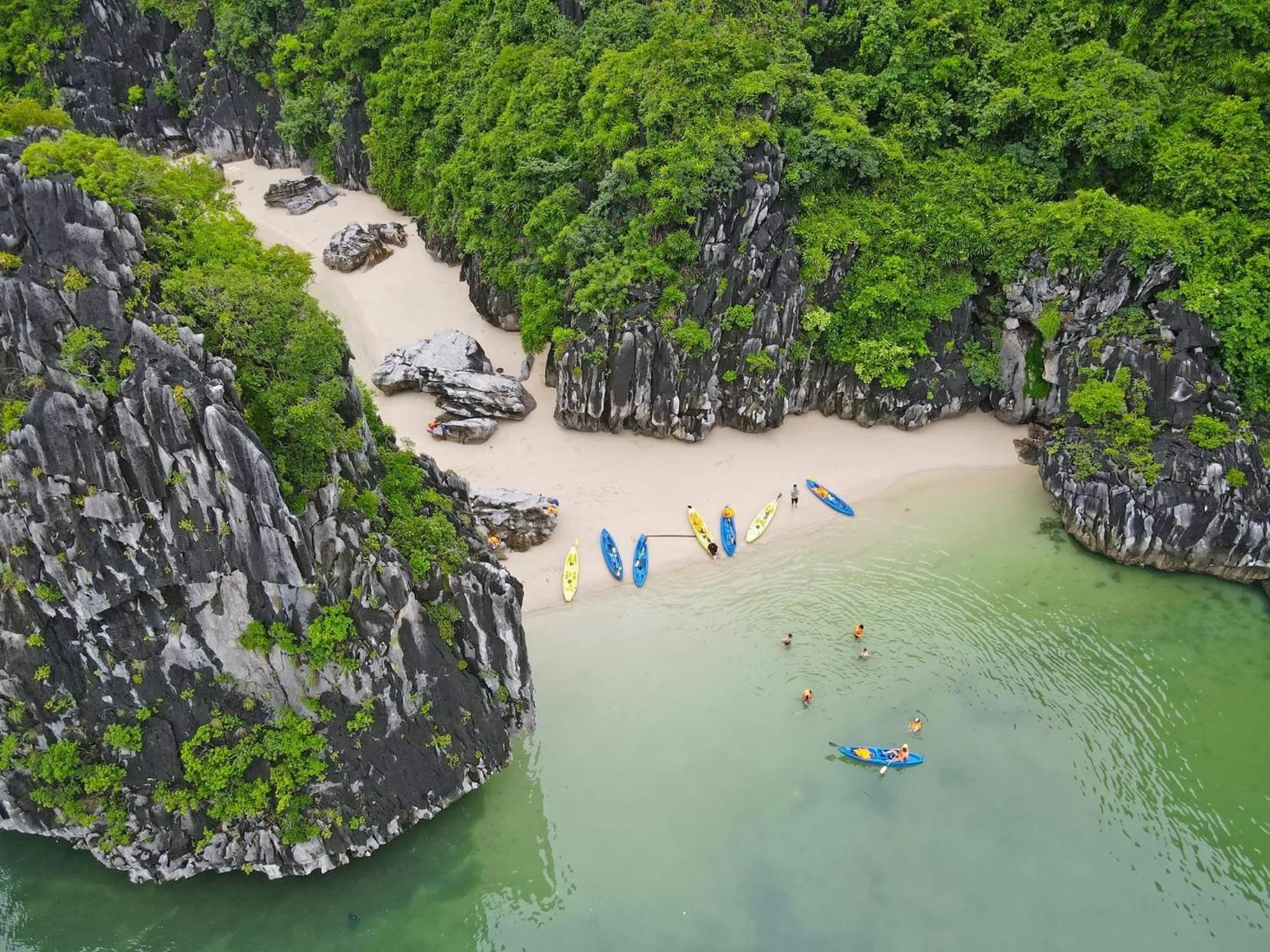 Natural landscape in Maison Cat Ba Bay View Villa