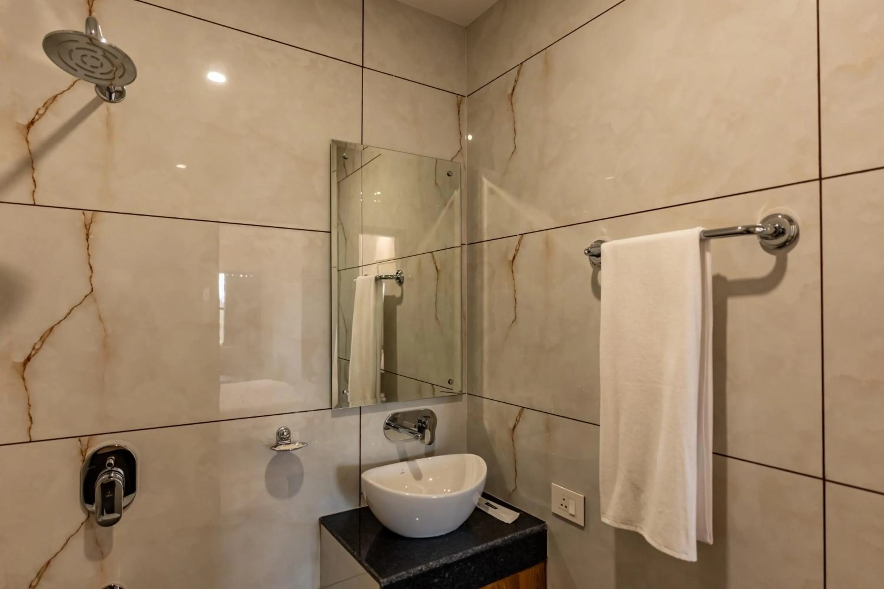 Shower in Blessings Inn