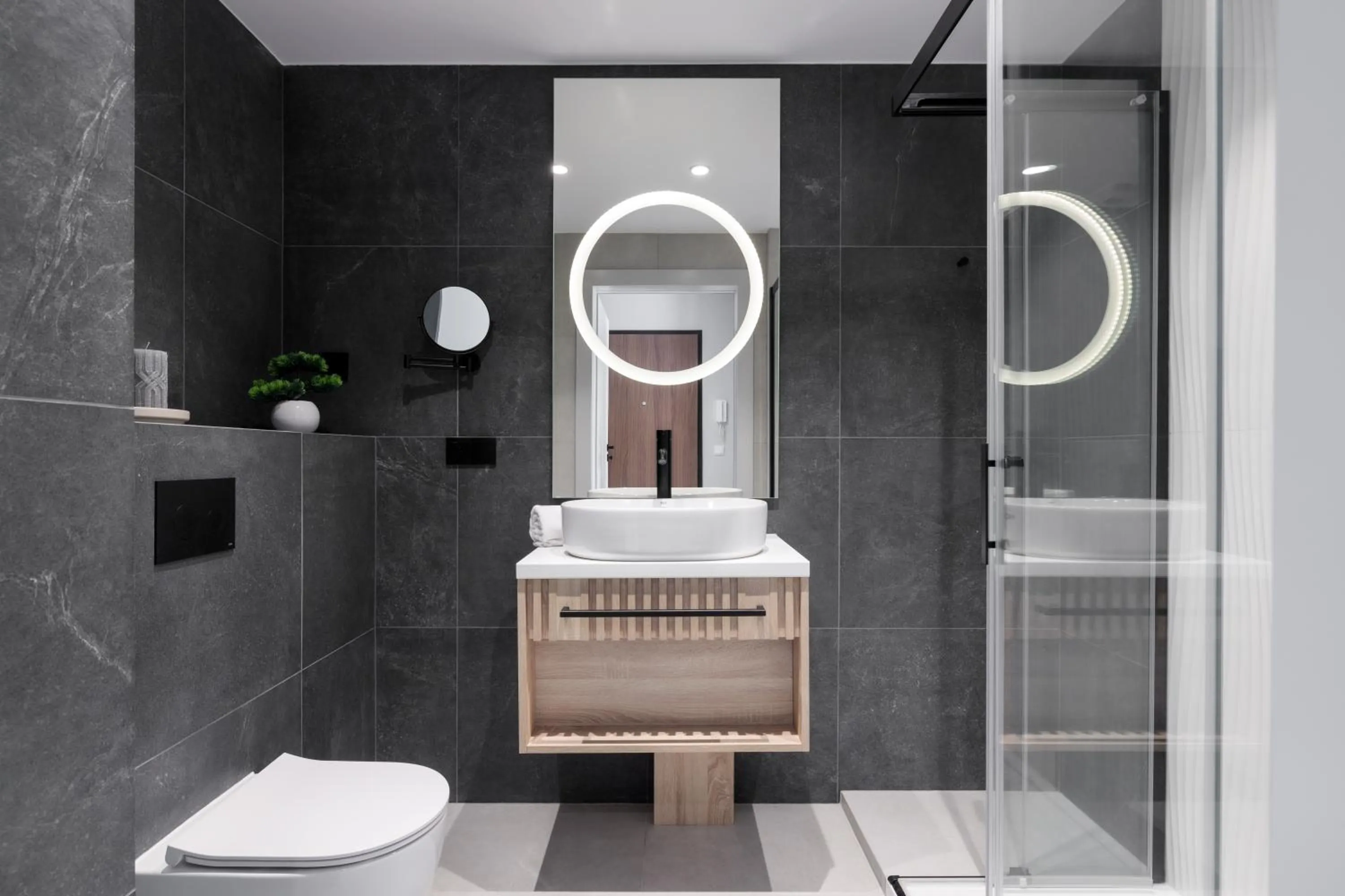 Shower in Baltic Waves Resort by PI Apartments - Official Operator