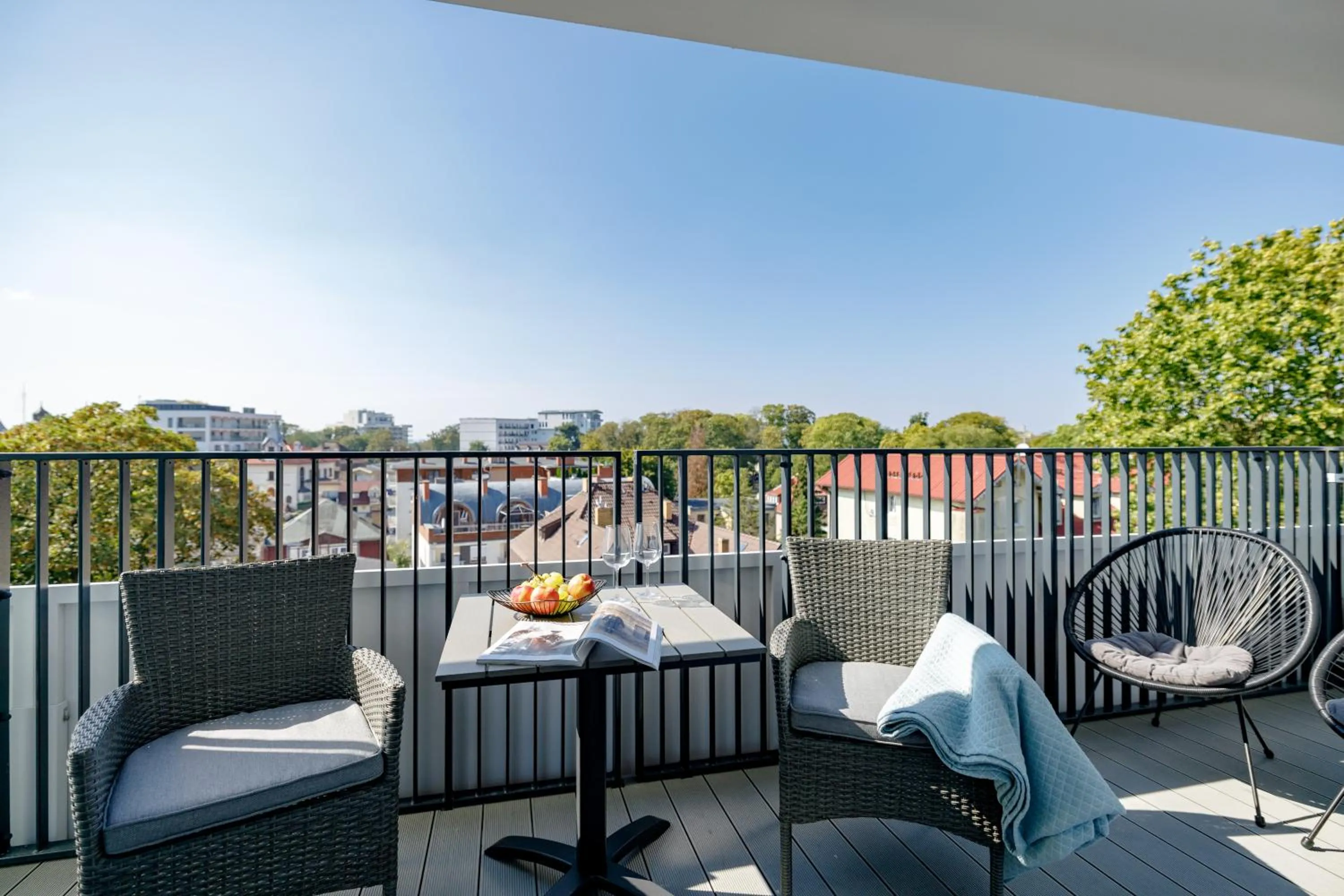 Balcony/Terrace in Baltic Waves Resort by PI Apartments - Official Operator