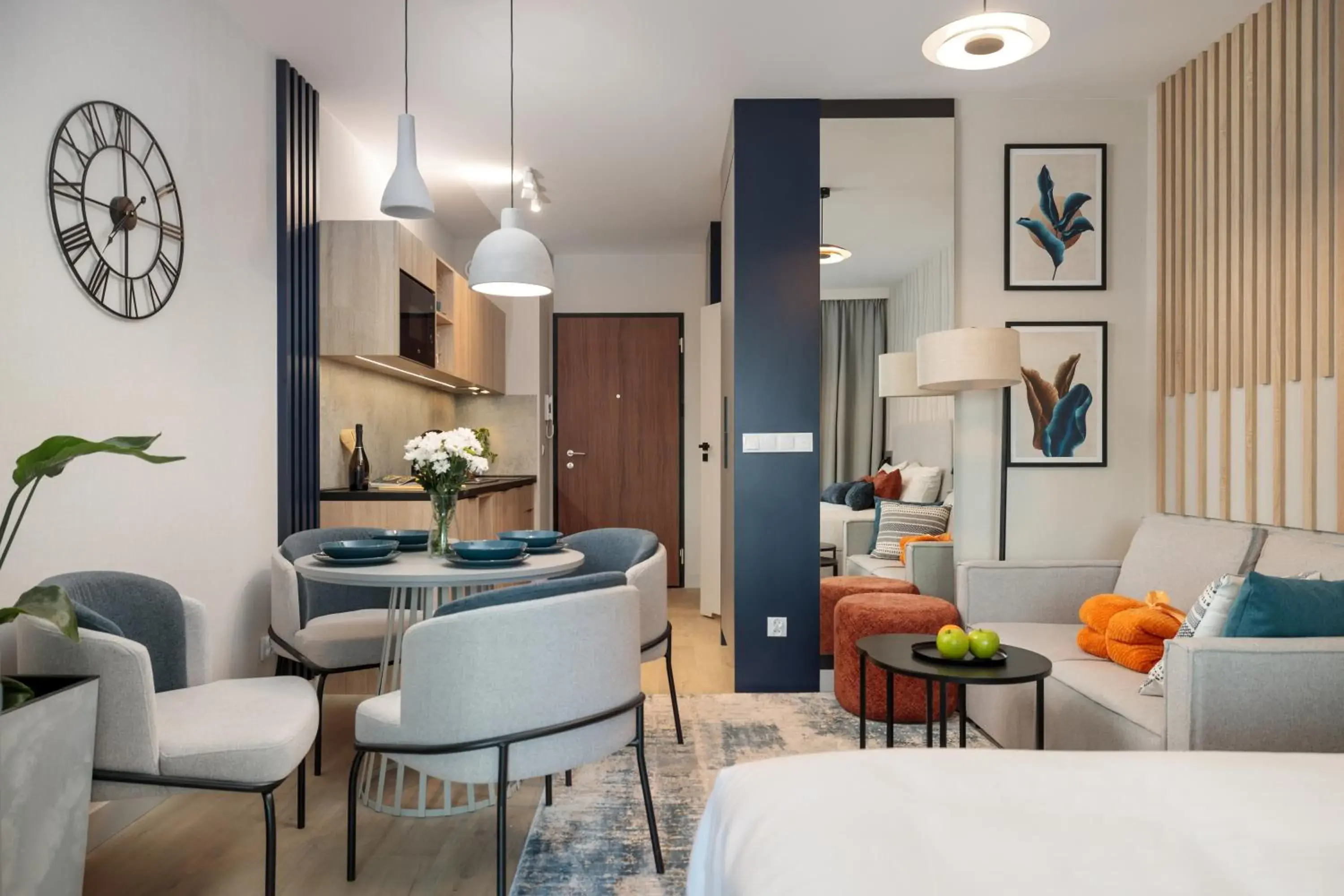 Double Room with Balcony in Baltic Waves Resort by PI Apartments - Official Operator Double Room with Balcony in Baltic Waves Resort by PI Apartments - Official Operator