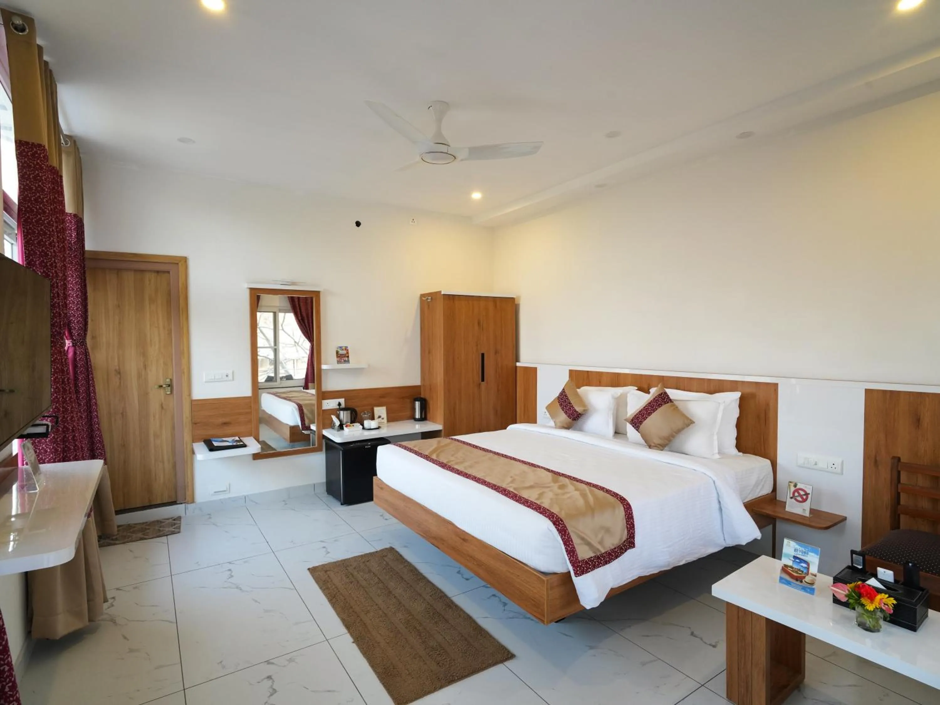 Bed in MGM Whispering Wind's Yelagiri