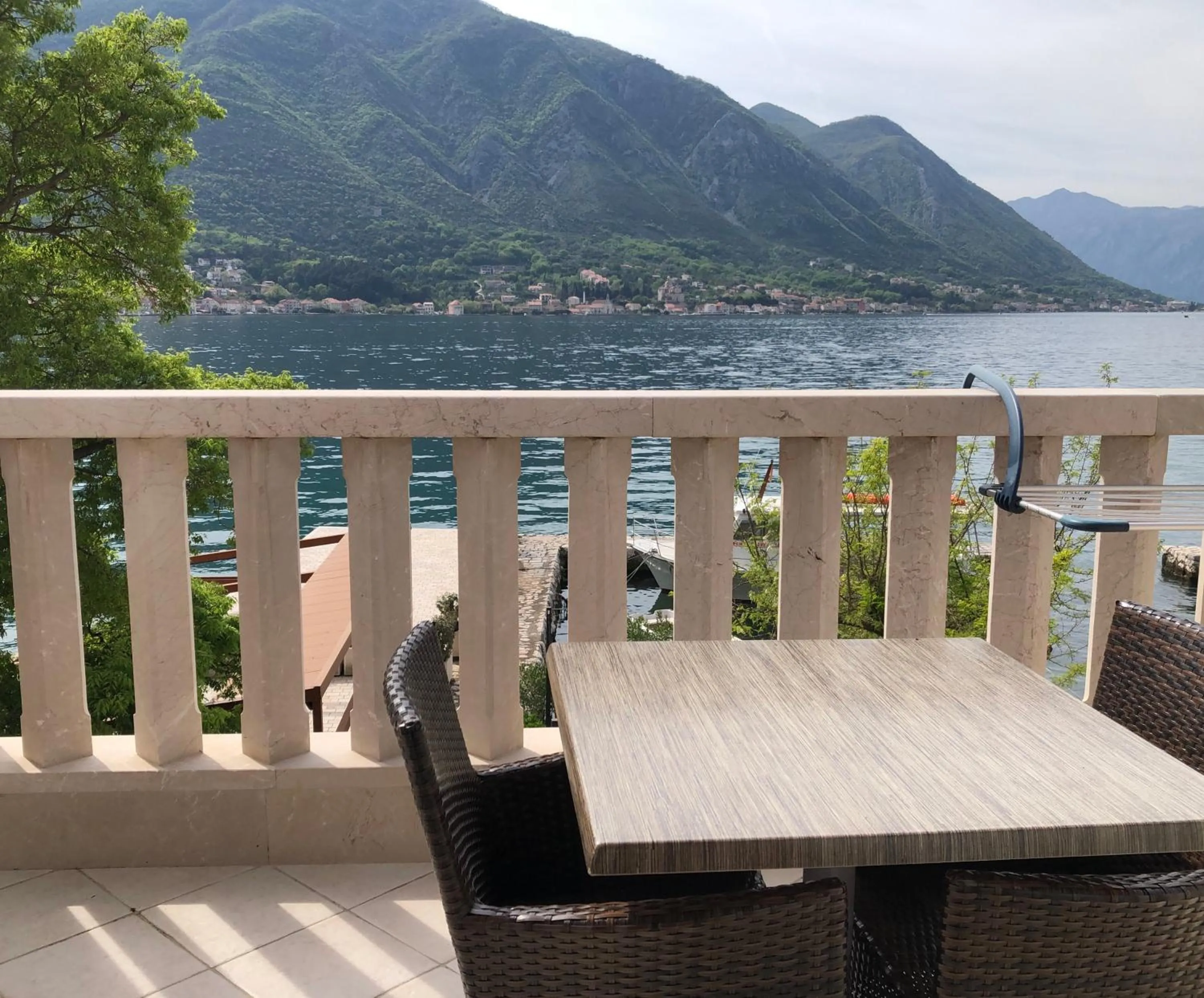 Patio in Turquoise Beachside Apartments