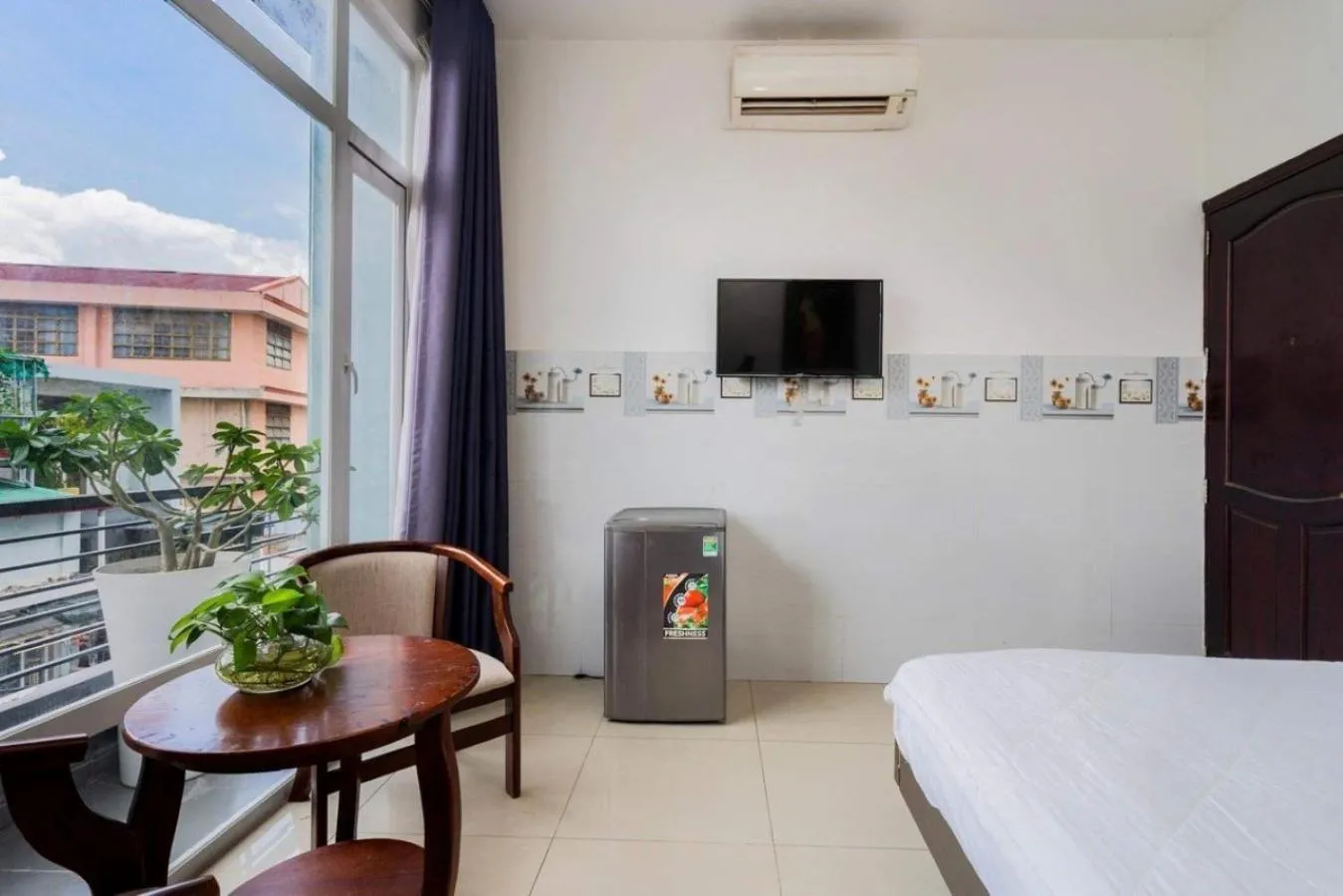 Bed in Hoa Hồng Hotel Ho Chi Minh City