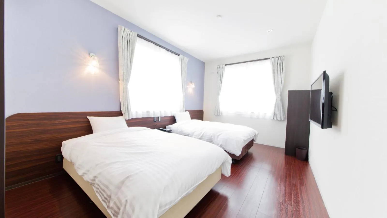 Bed in AIRAIKUHOTEL kagoshima