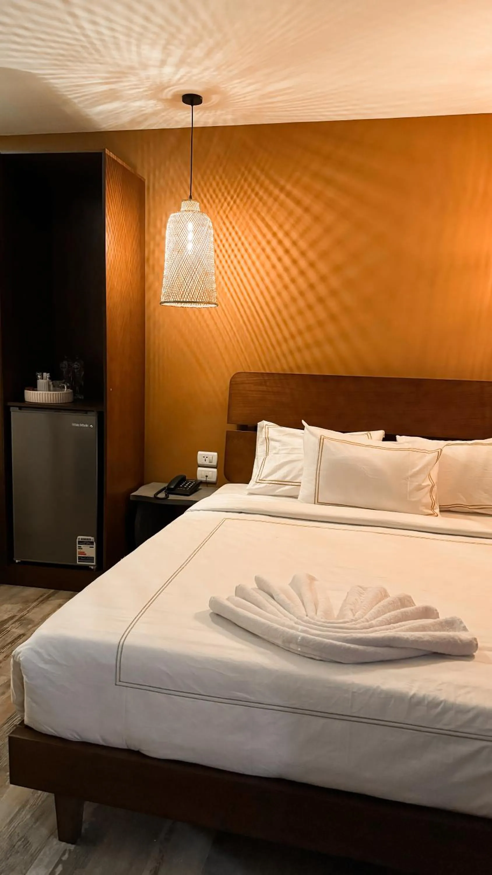 Bed in BrassAlmas Pyramids Hotel