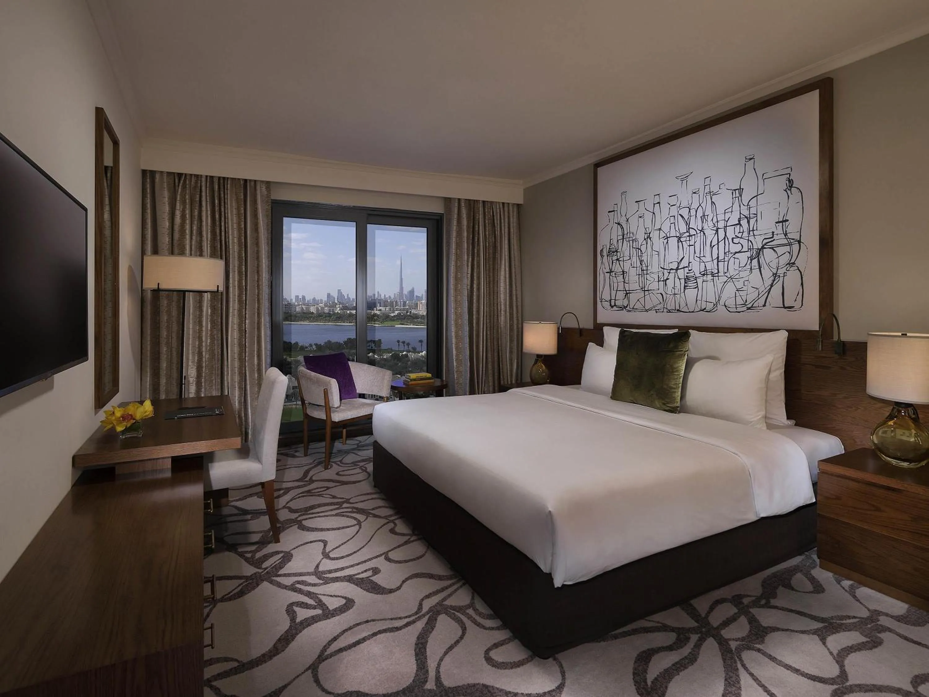 Bedroom, Bed in Pullman Dubai Creek City Centre Residences