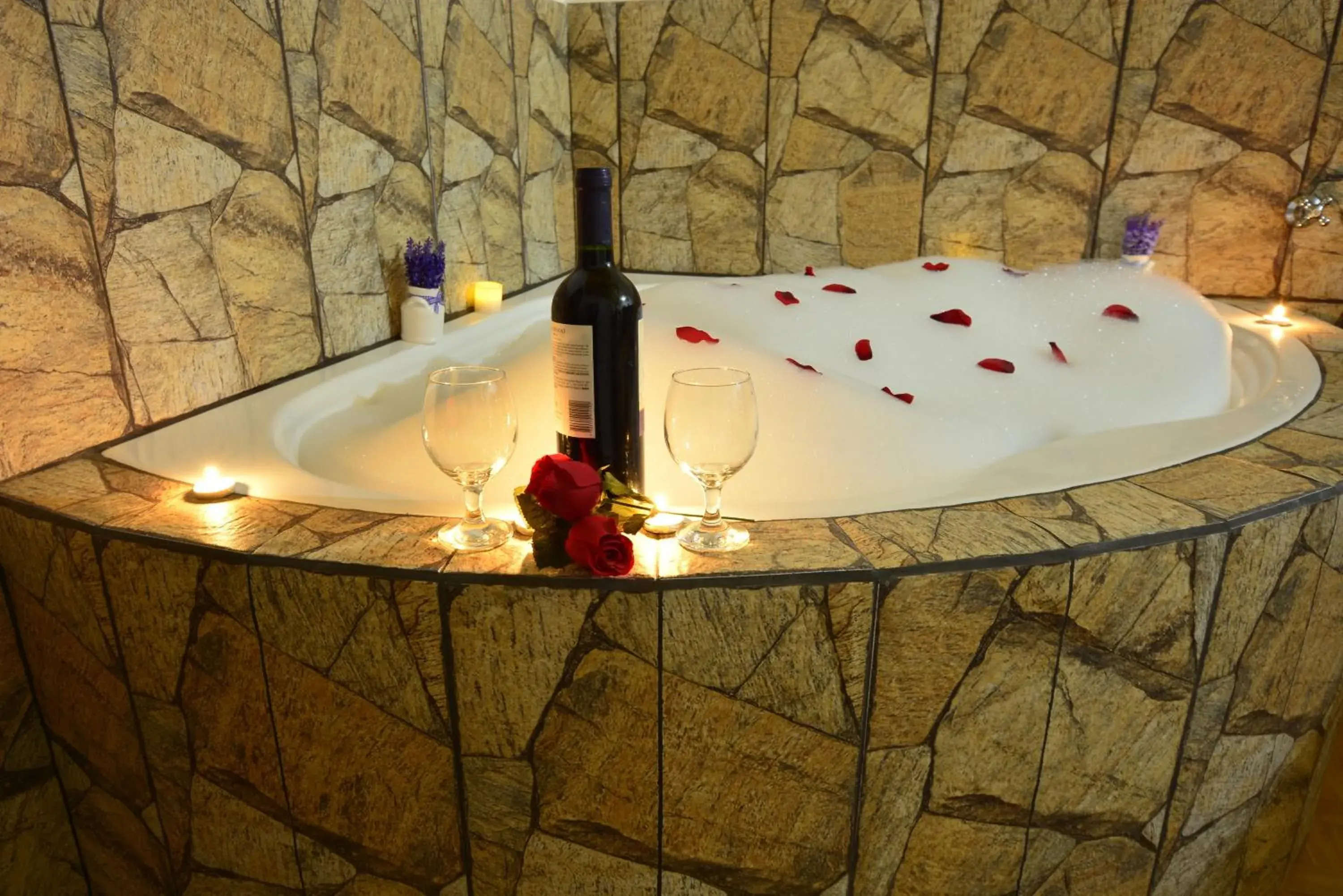 Chalet with Spa Bath in Pousada Cantinho Colibri Chalet with Spa Bath in Pousada Cantinho Colibri