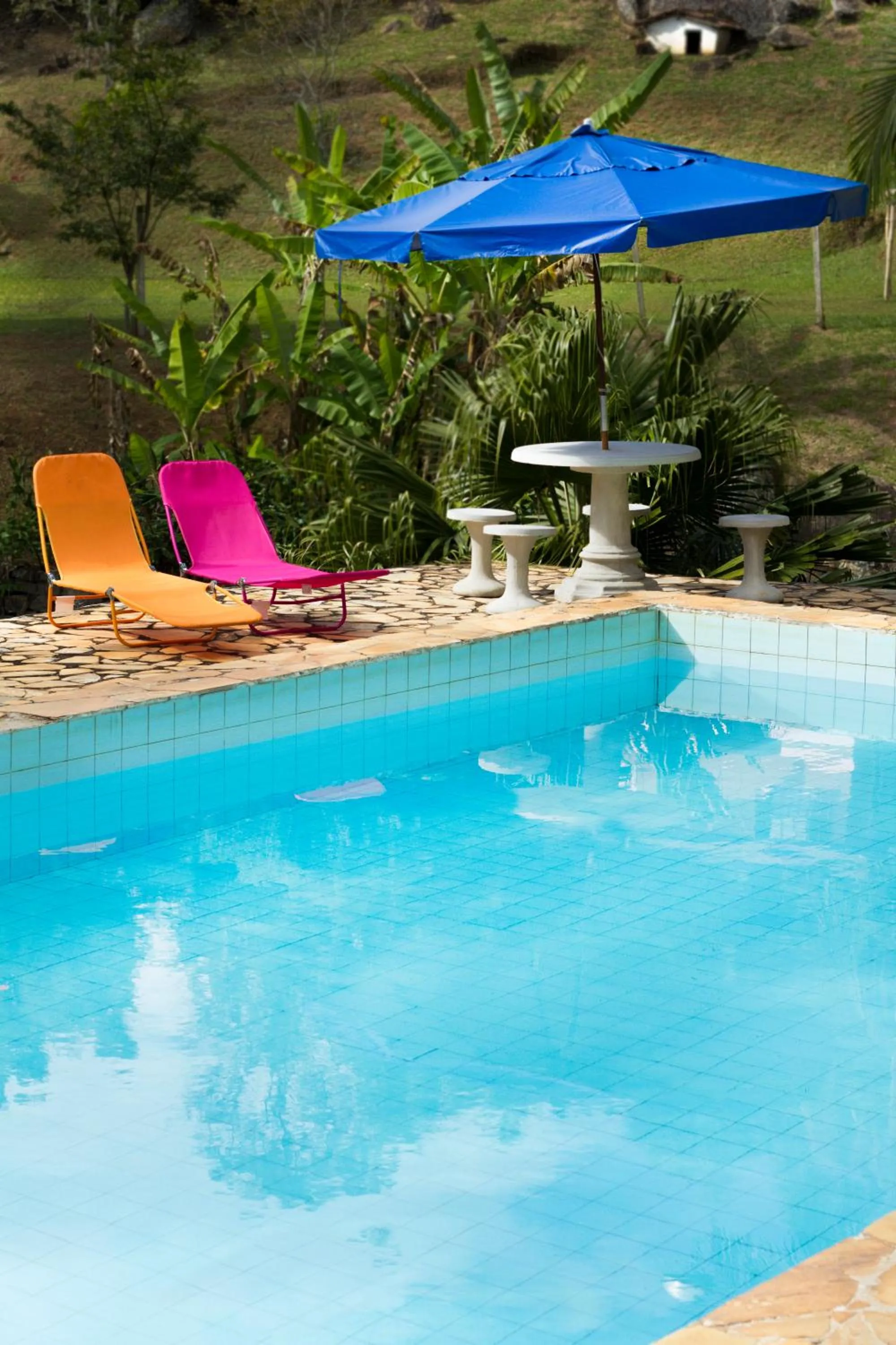 Pool view in Pousada Céu de Luz - Próximo a Monte Verde