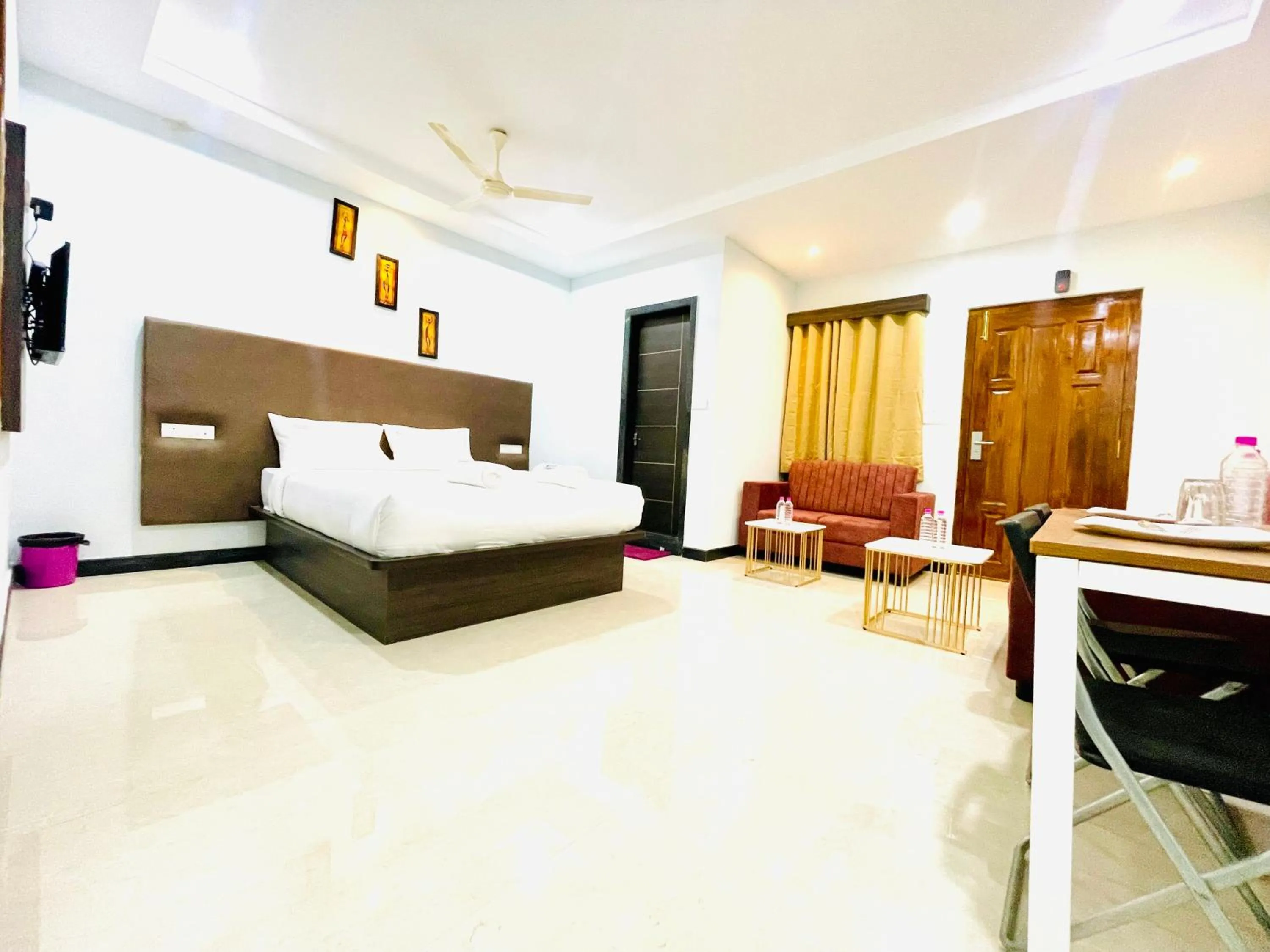 Bed in Deccan Suites, Tirupati