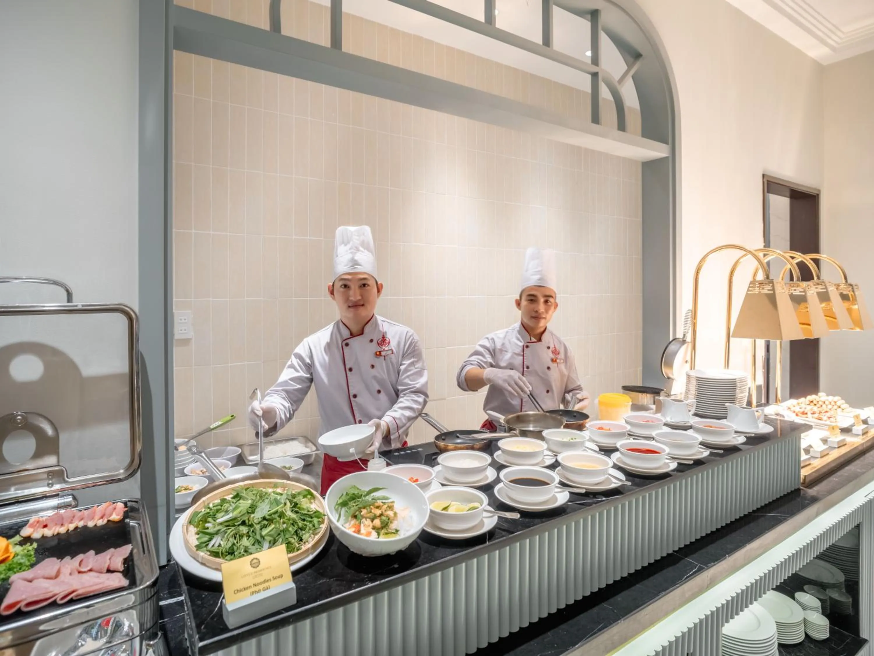 Buffet breakfast in Little Residence - A Boutique Hotel & Spa