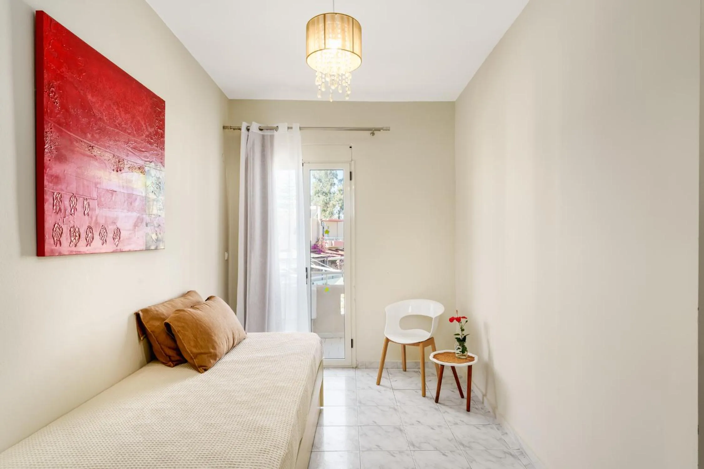 Living room, Bed in Axos