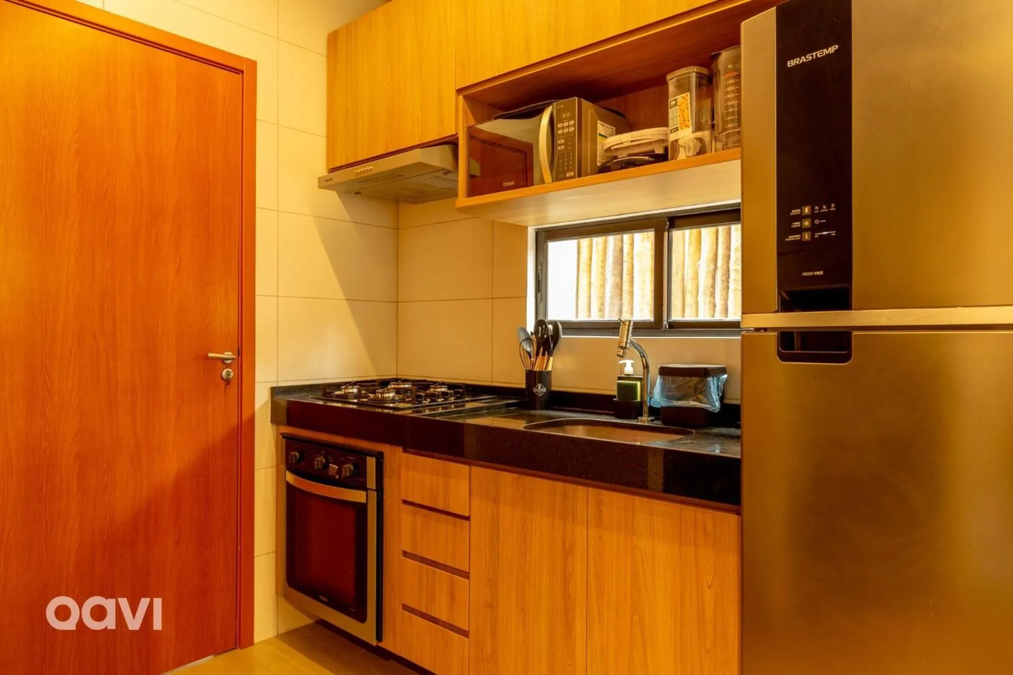 Kitchen or kitchenette in Villa Sapê em São Miguel dos Milagres