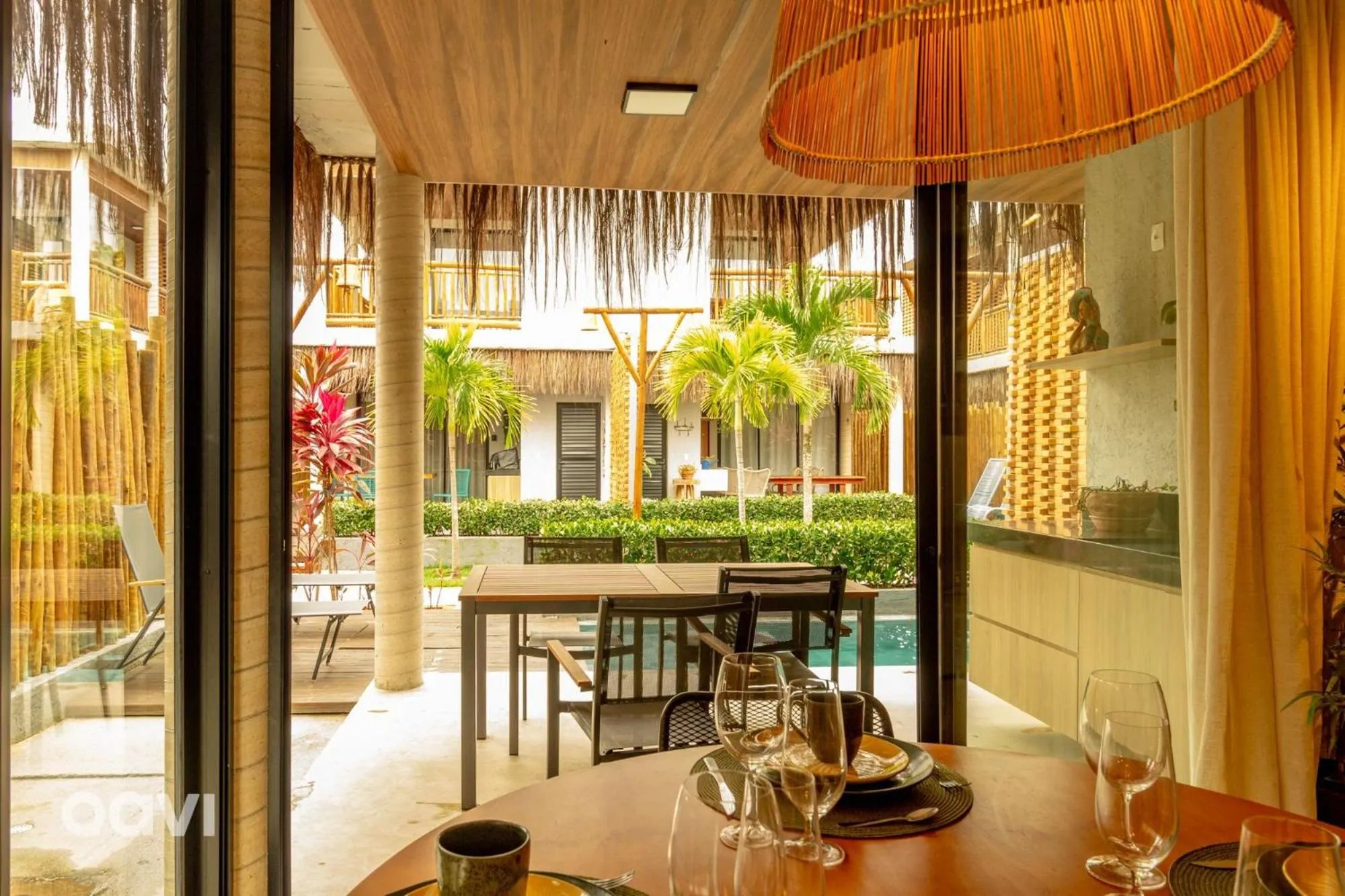 Dining area in Villa Sapê em São Miguel dos Milagres