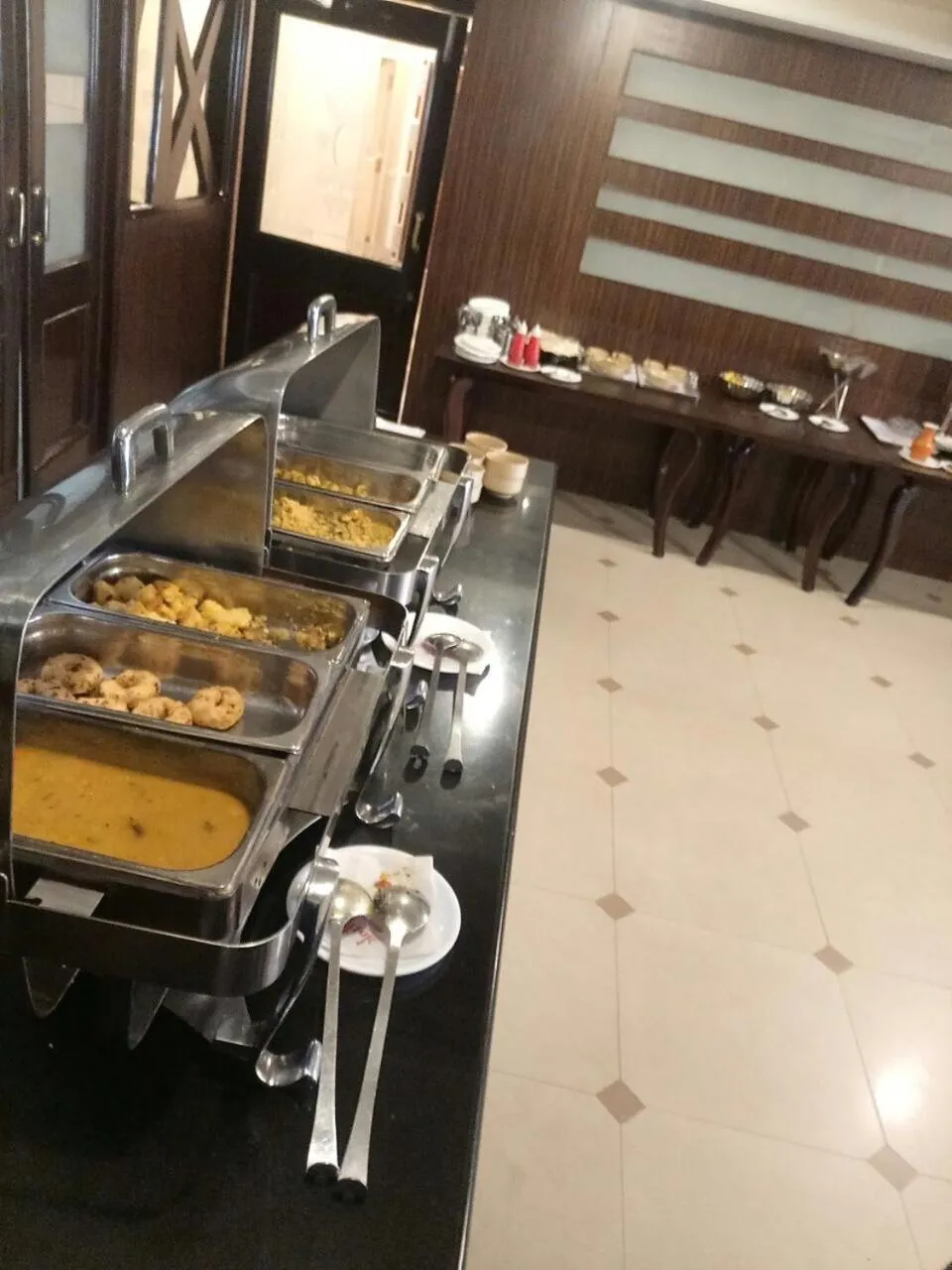 Buffet breakfast in Hotel Sarthak