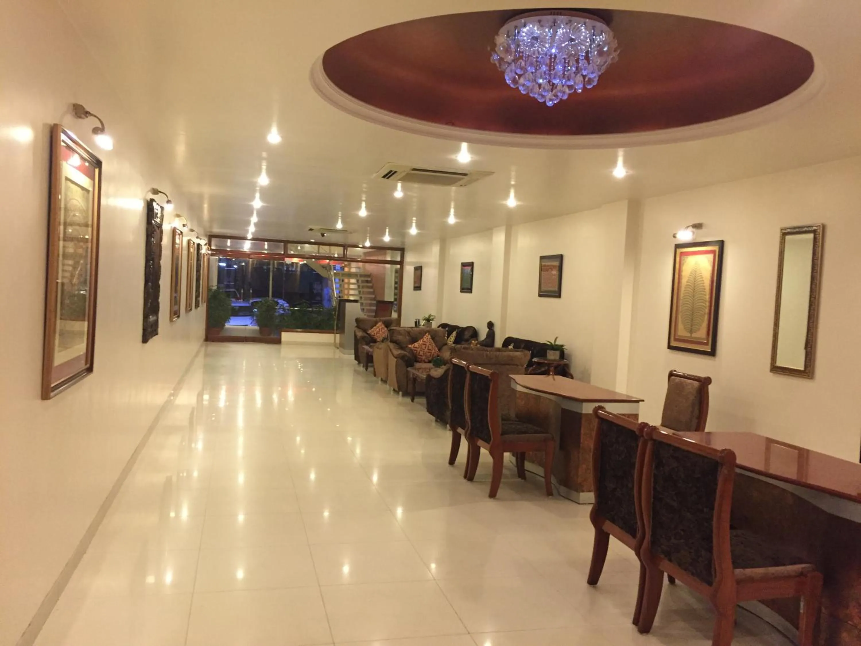 Lobby or reception in Hotel Sarthak