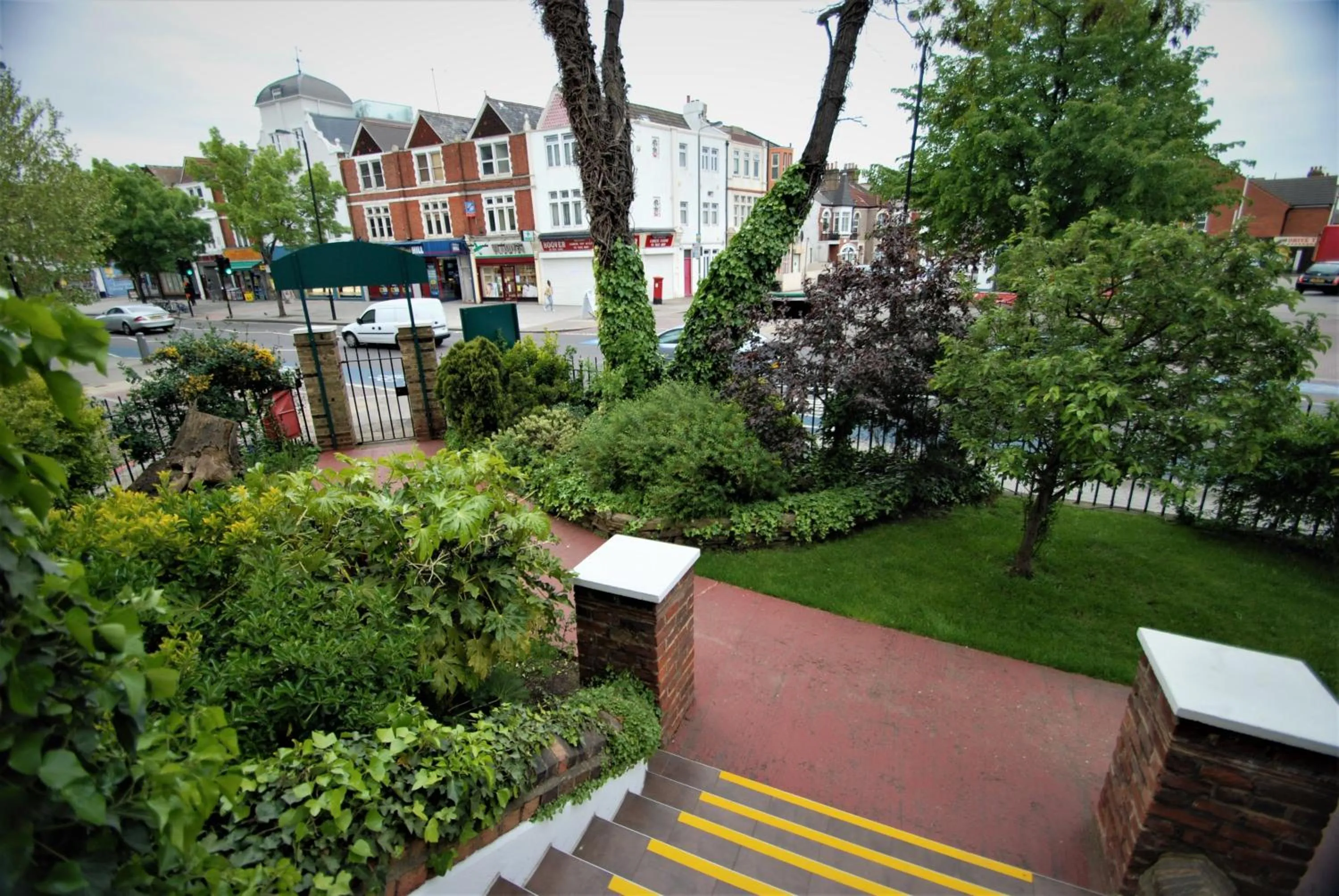 Garden view in The Gateway Hotel