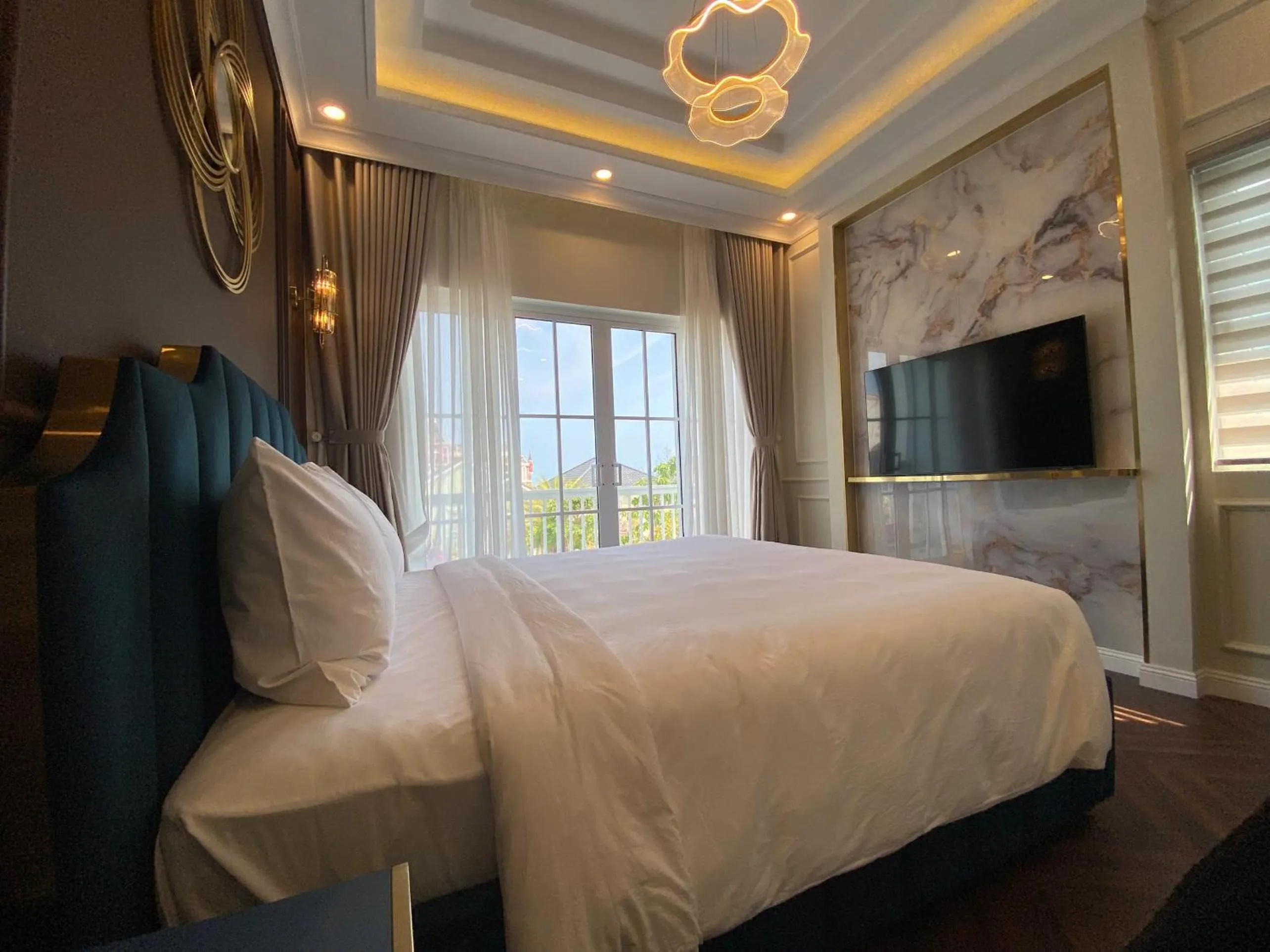 Bed in Villa Nova World Phan Thiết