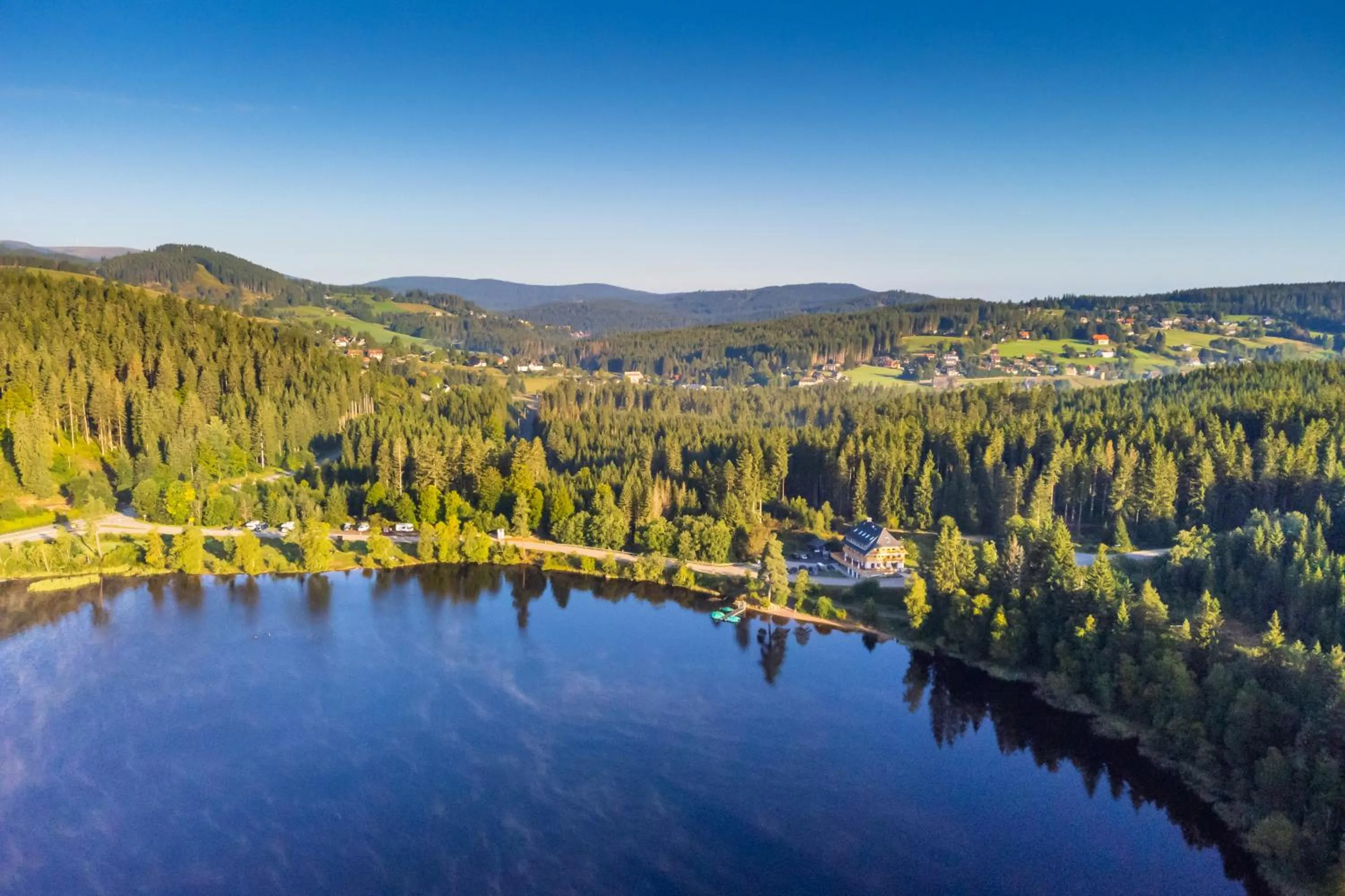 Natural landscape in Köhlerei am See