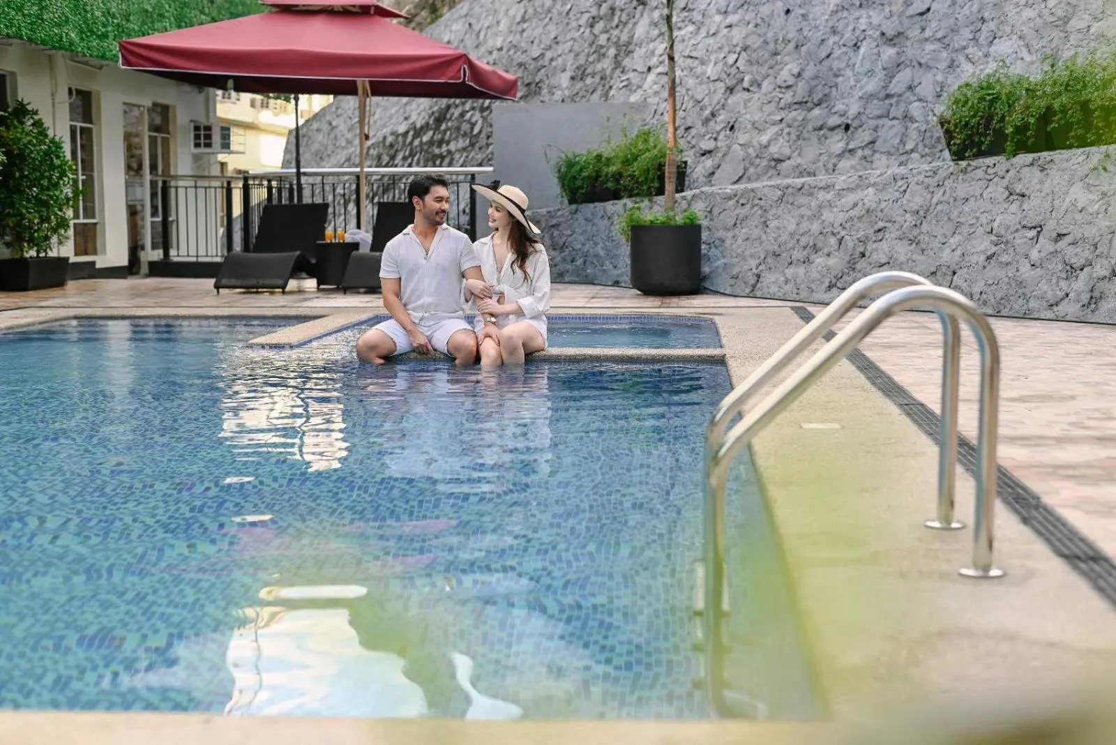 Swimming pool in Monaco Hotel