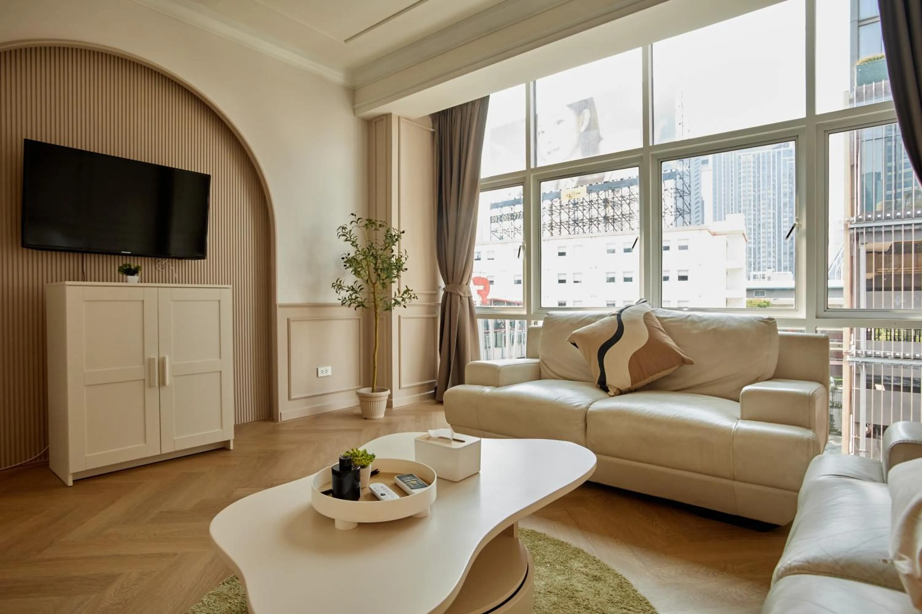 Living room in HABI Surawong-Silom