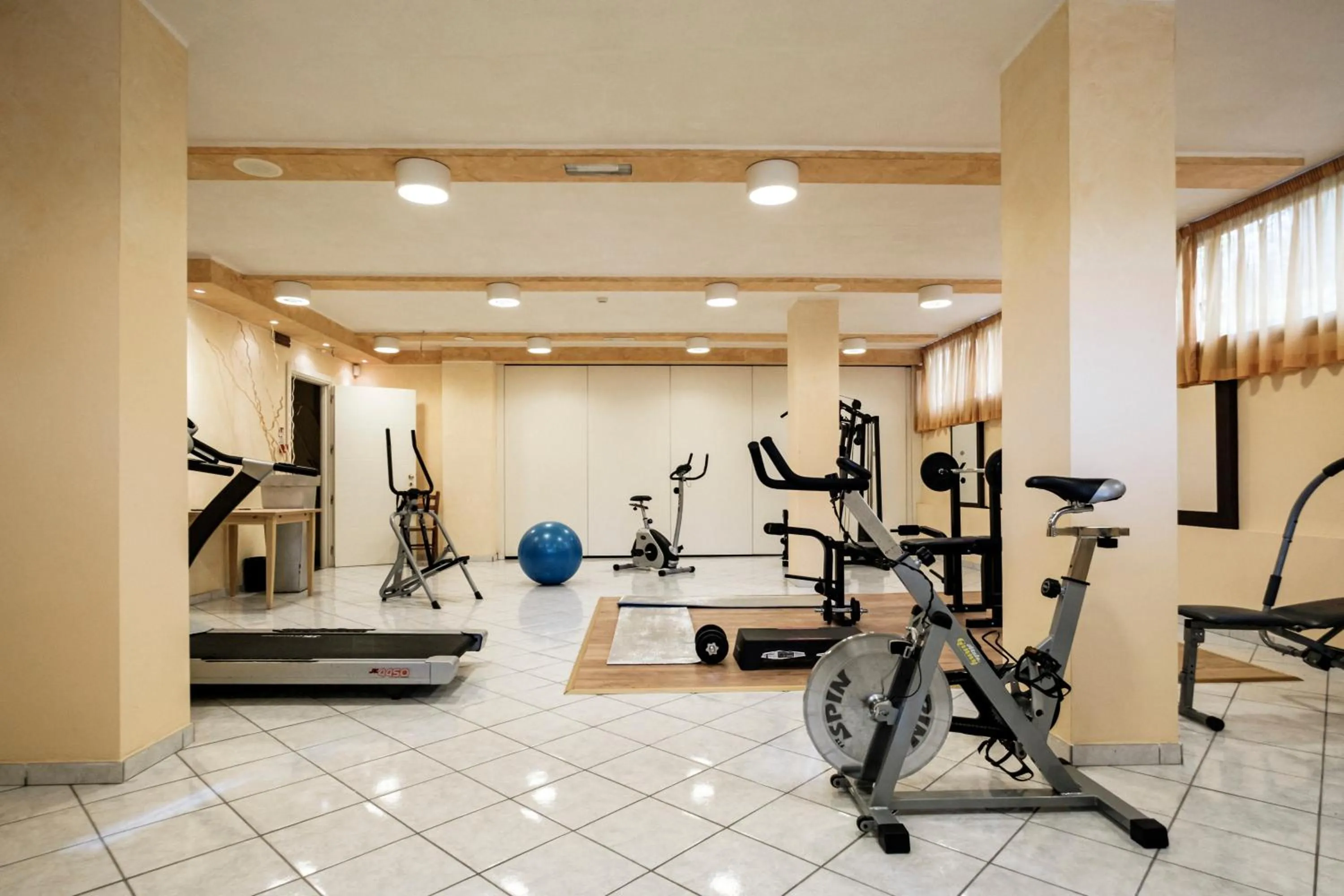 Fitness centre/facilities in Augustus Hotel Riccione