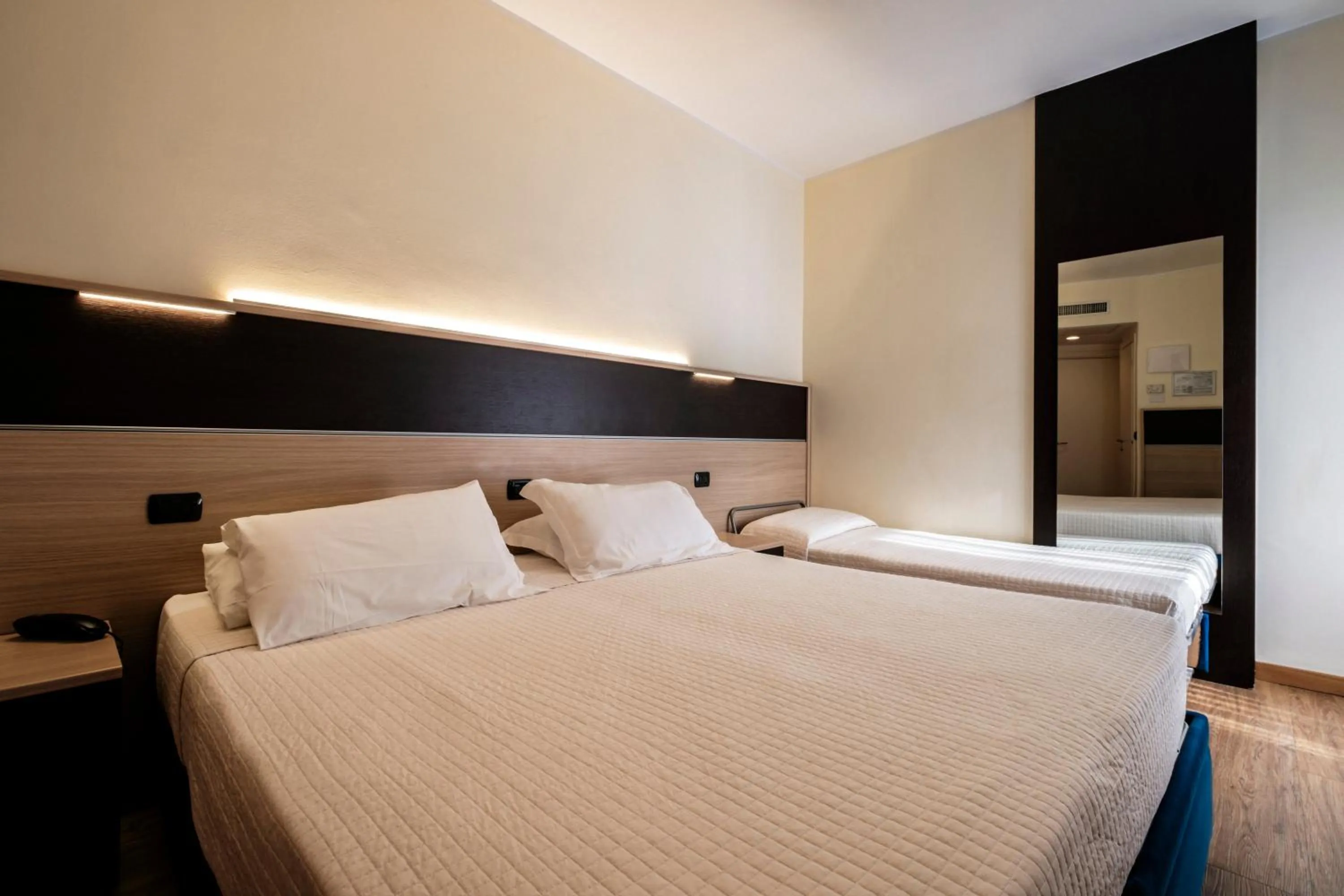 Bed in Augustus Hotel Riccione